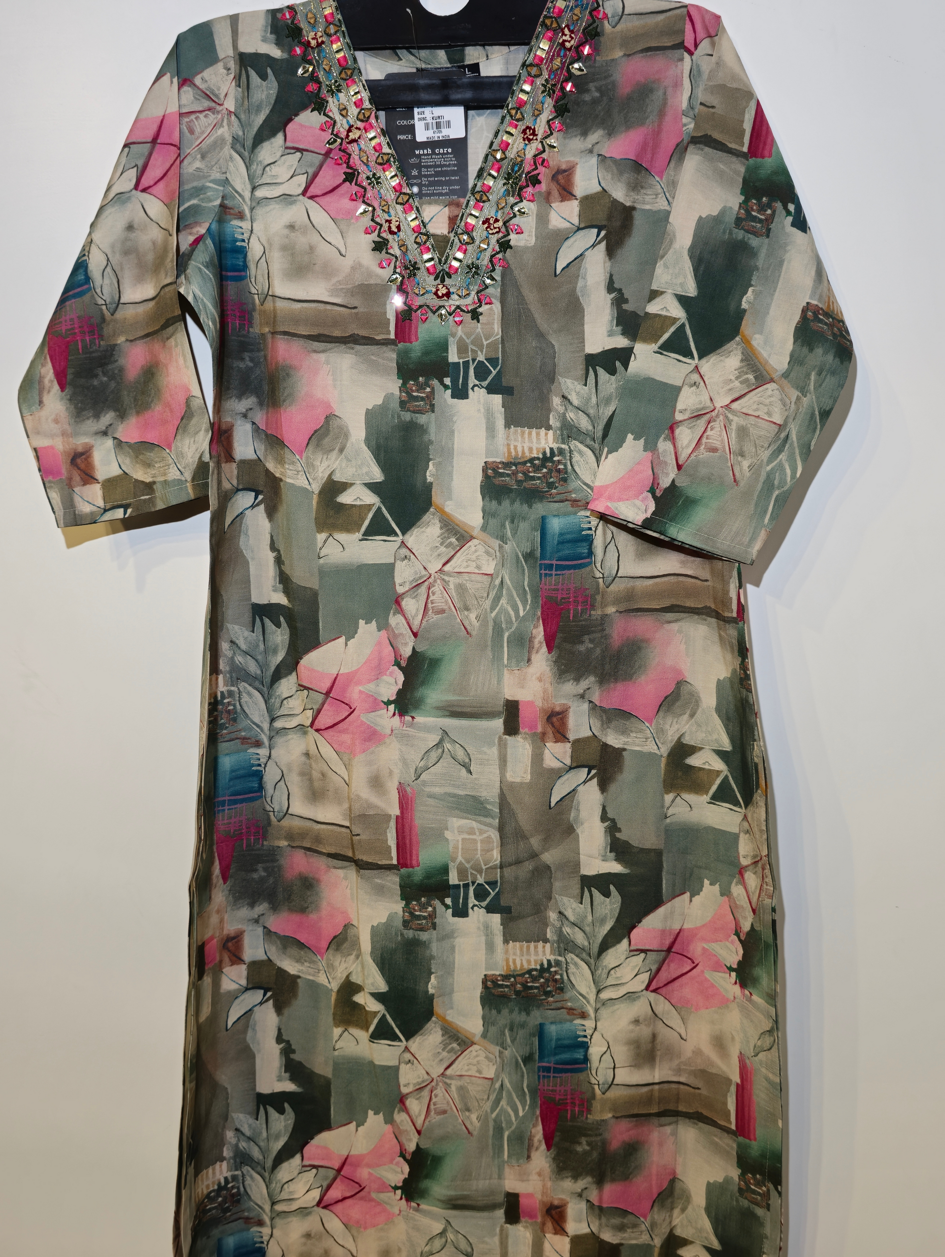 Designer Muslim Straight Kurti