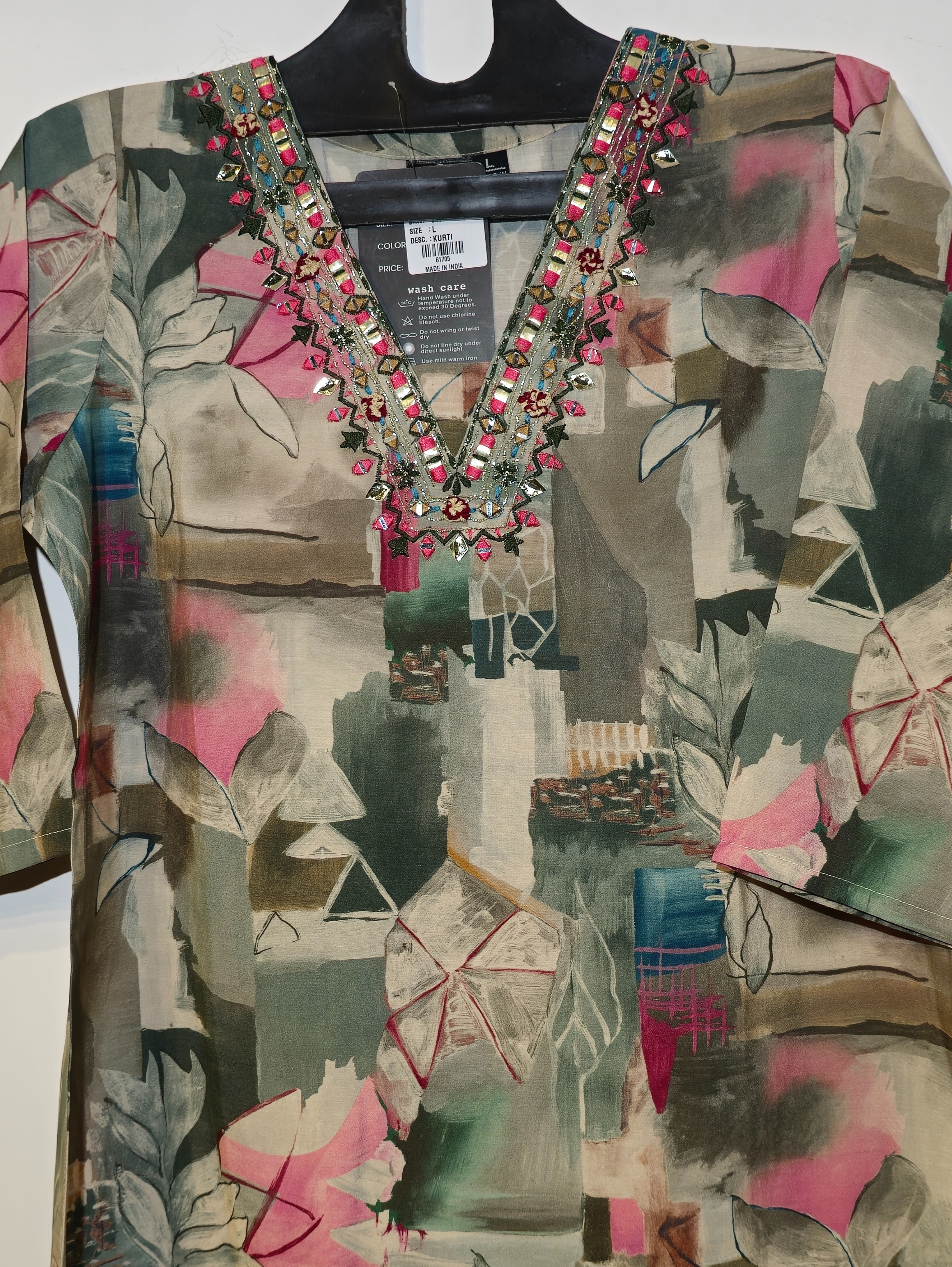 Image of Designer Muslim Straight Kurti