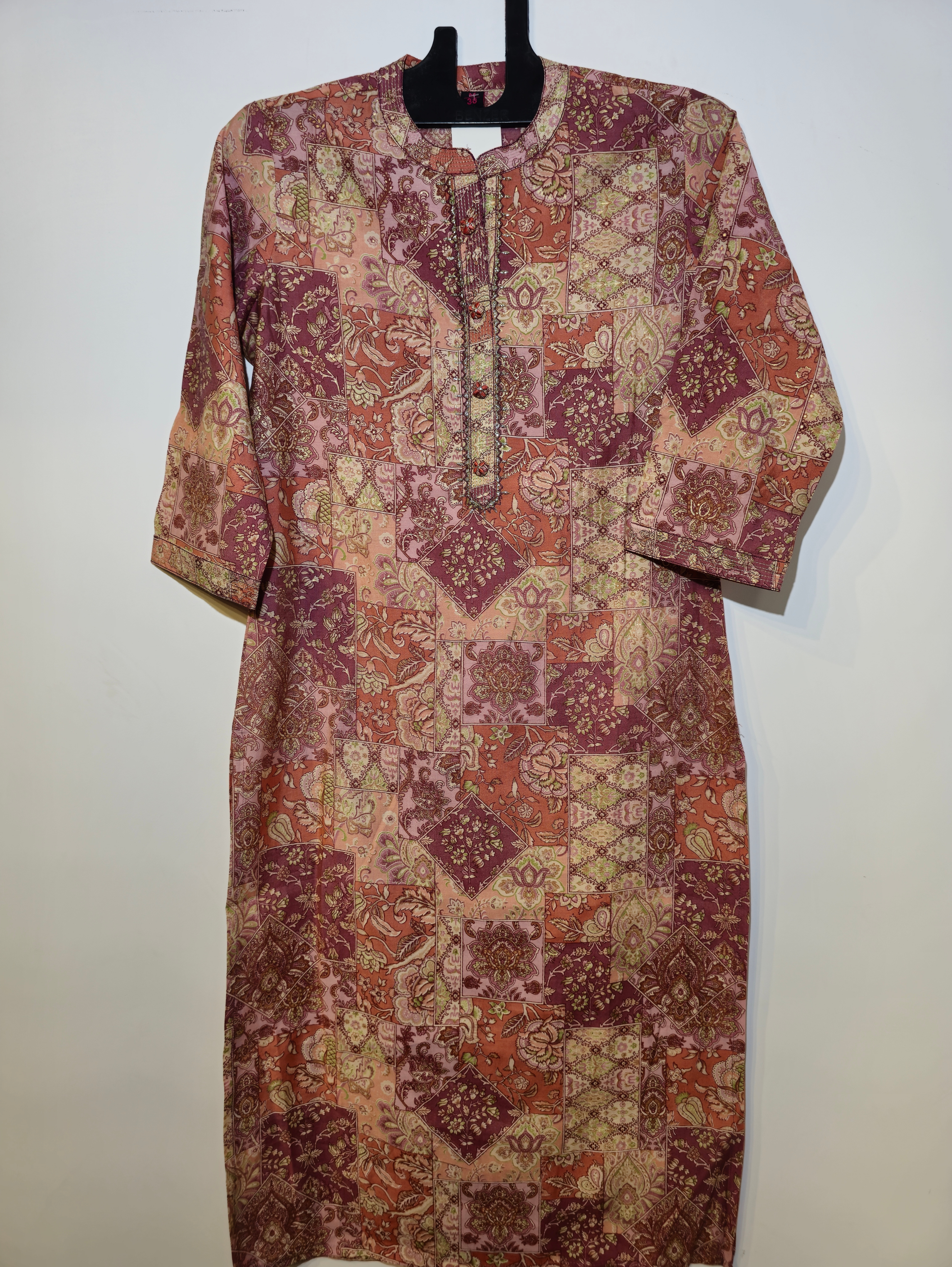 Designer Muslim Straight Kurti