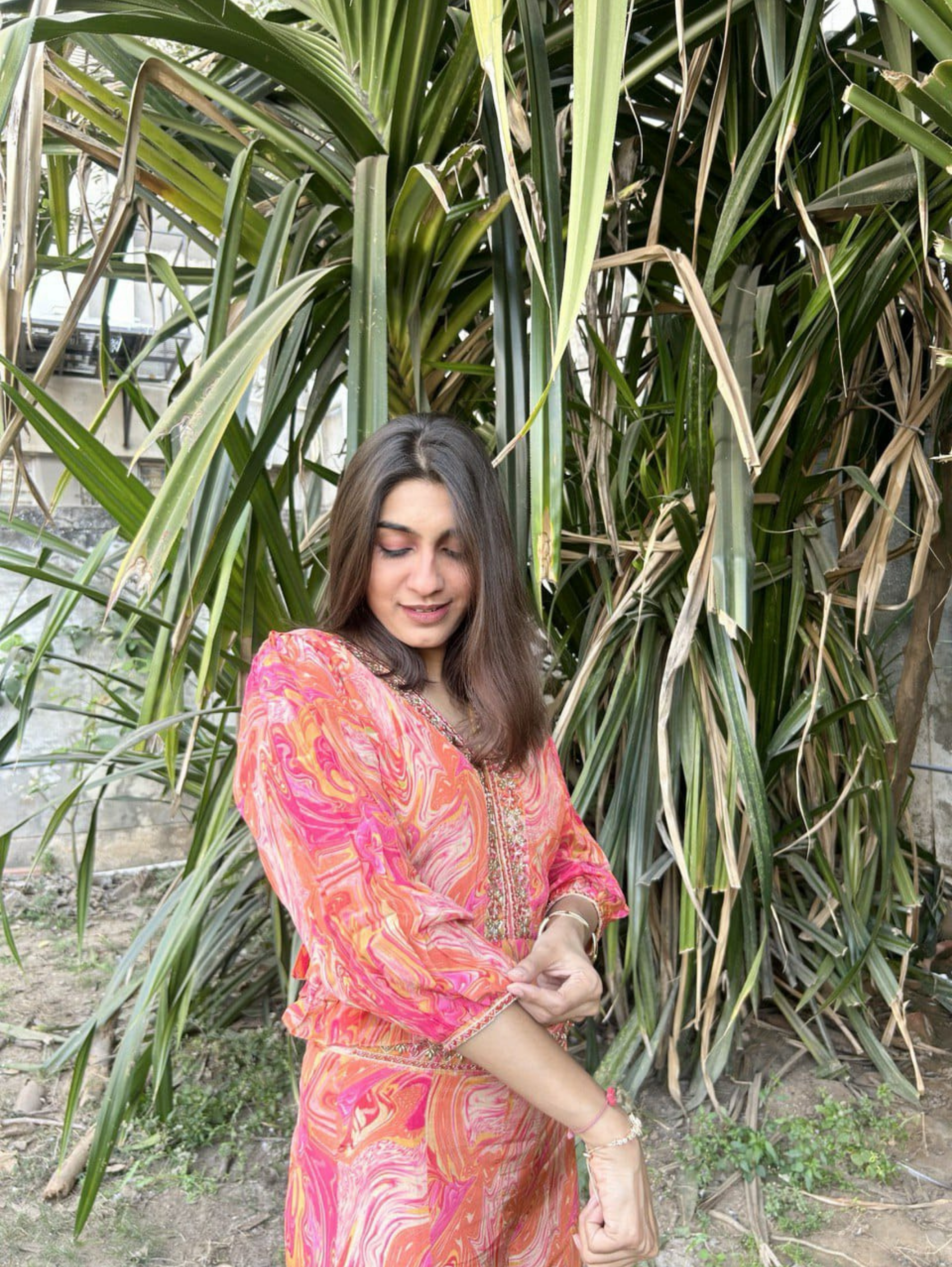 Image of Designer Muslin Coord Set