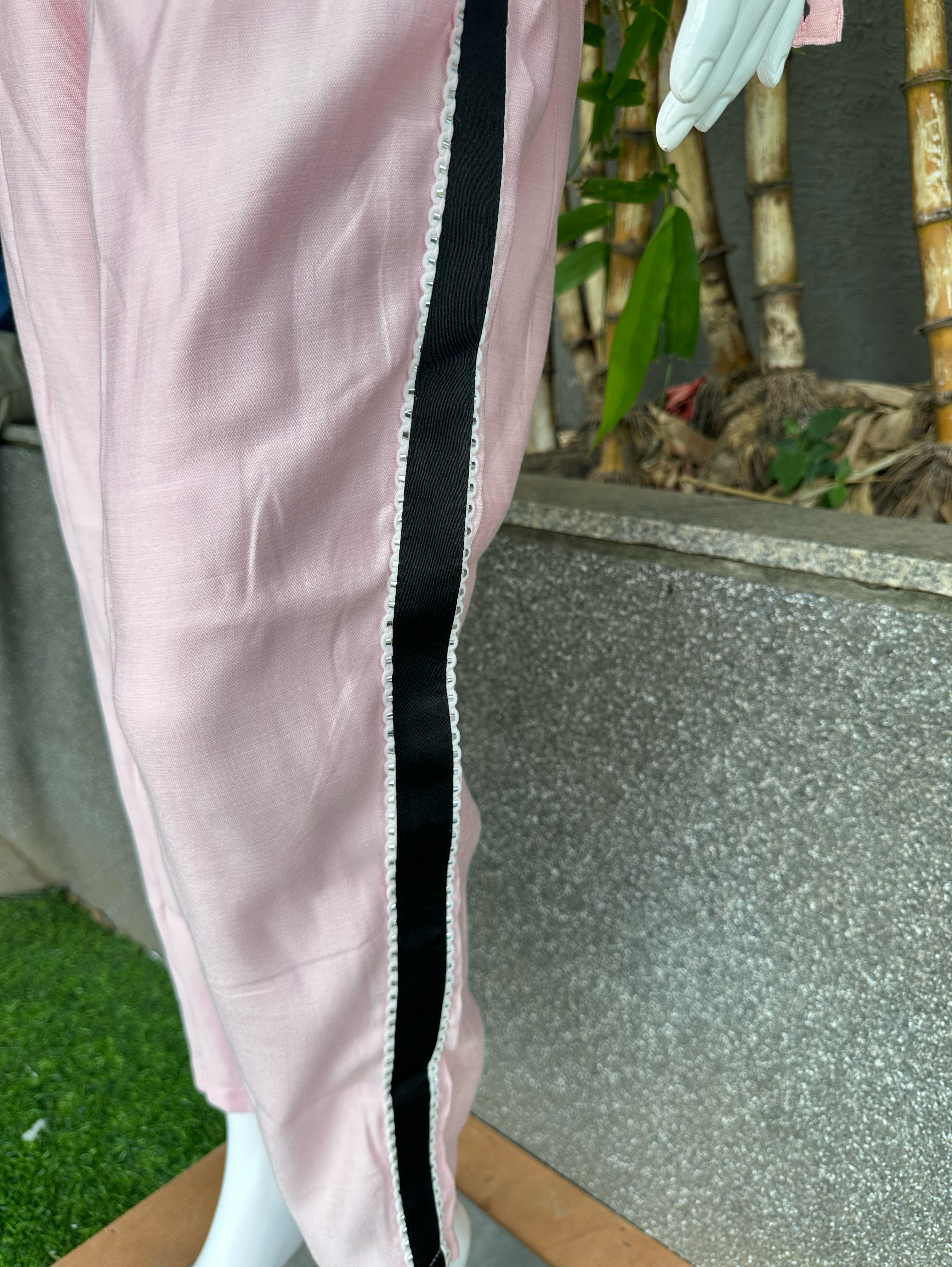 Pure Cotton Embroidery Coords - Pink