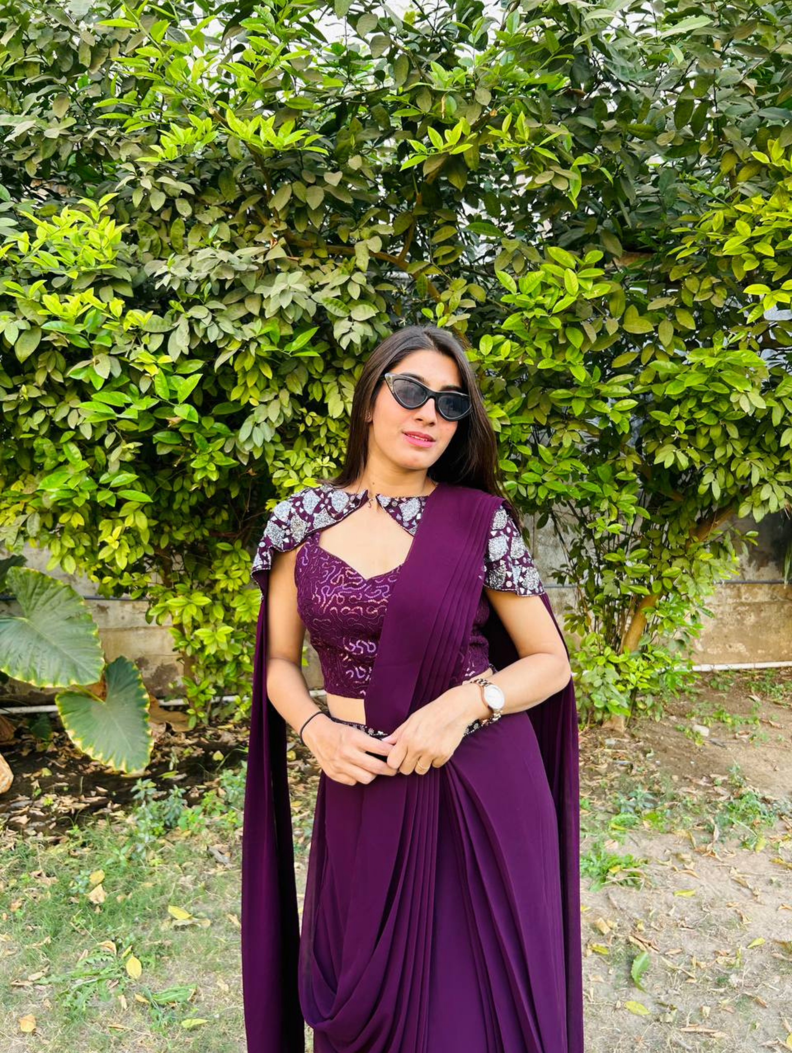 Image of Georgette Traditional 3 Piece