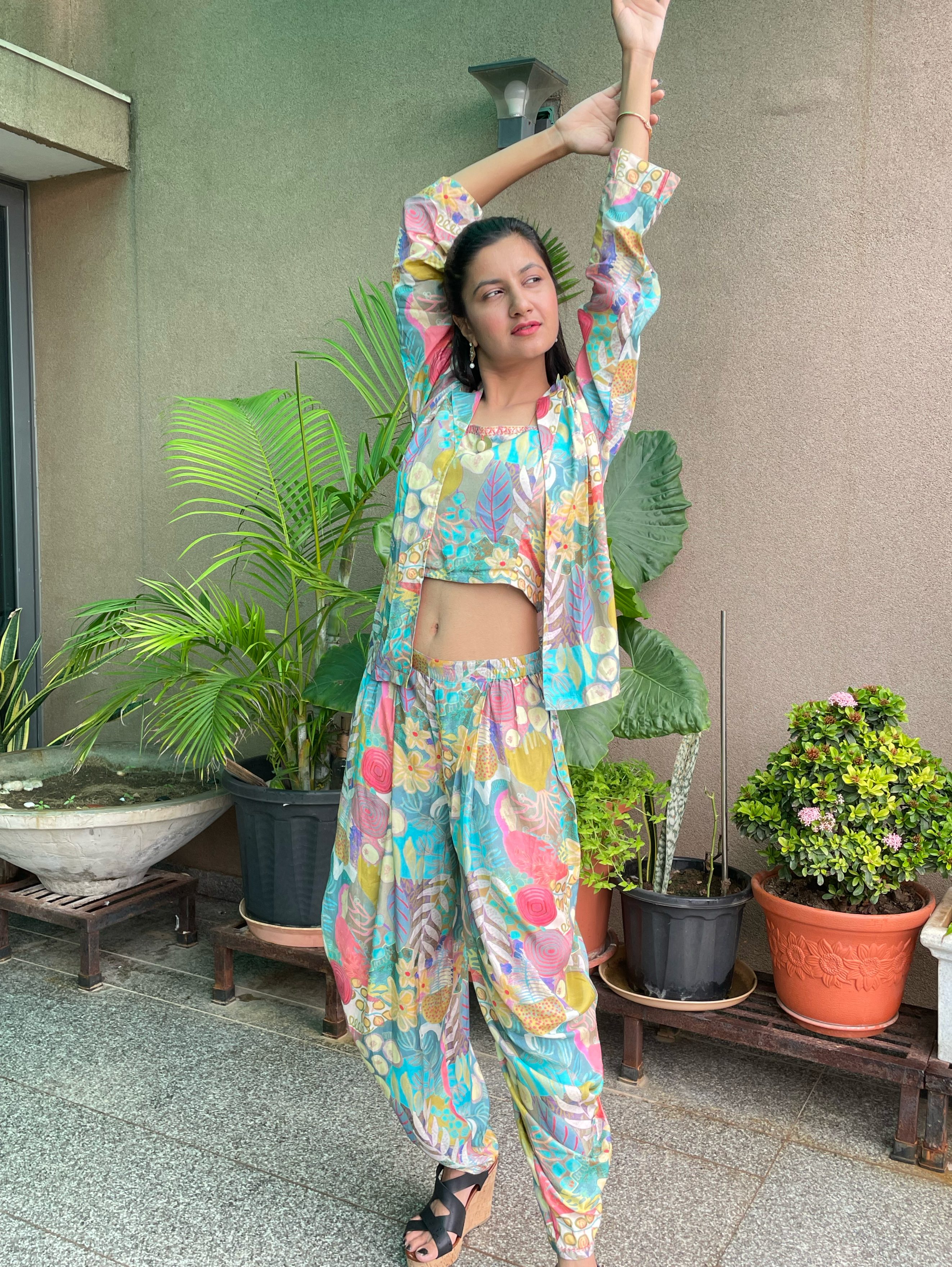 Designer Muslin 3 Piece Coords