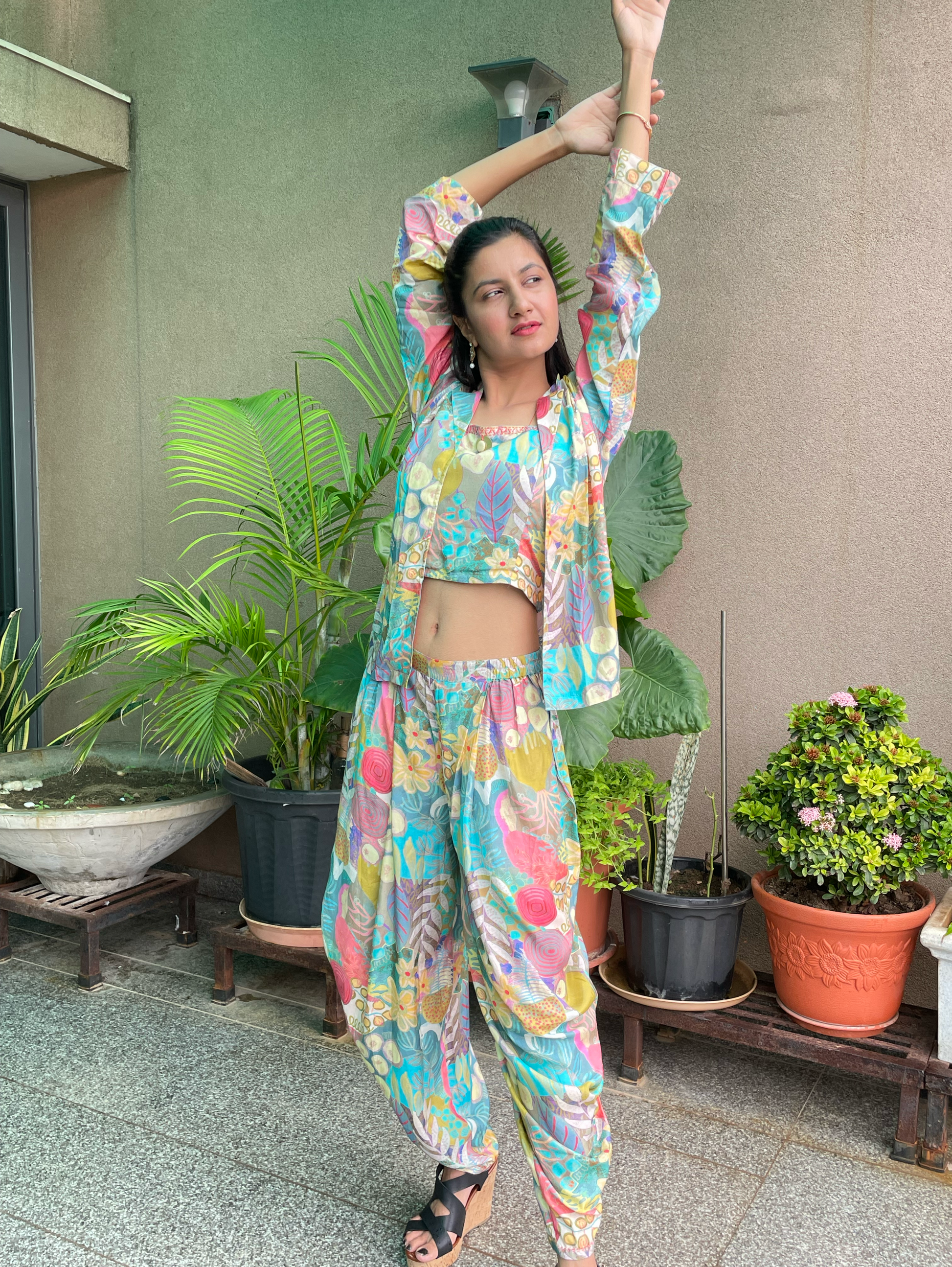 Designer Muslin 3 Piece Coords