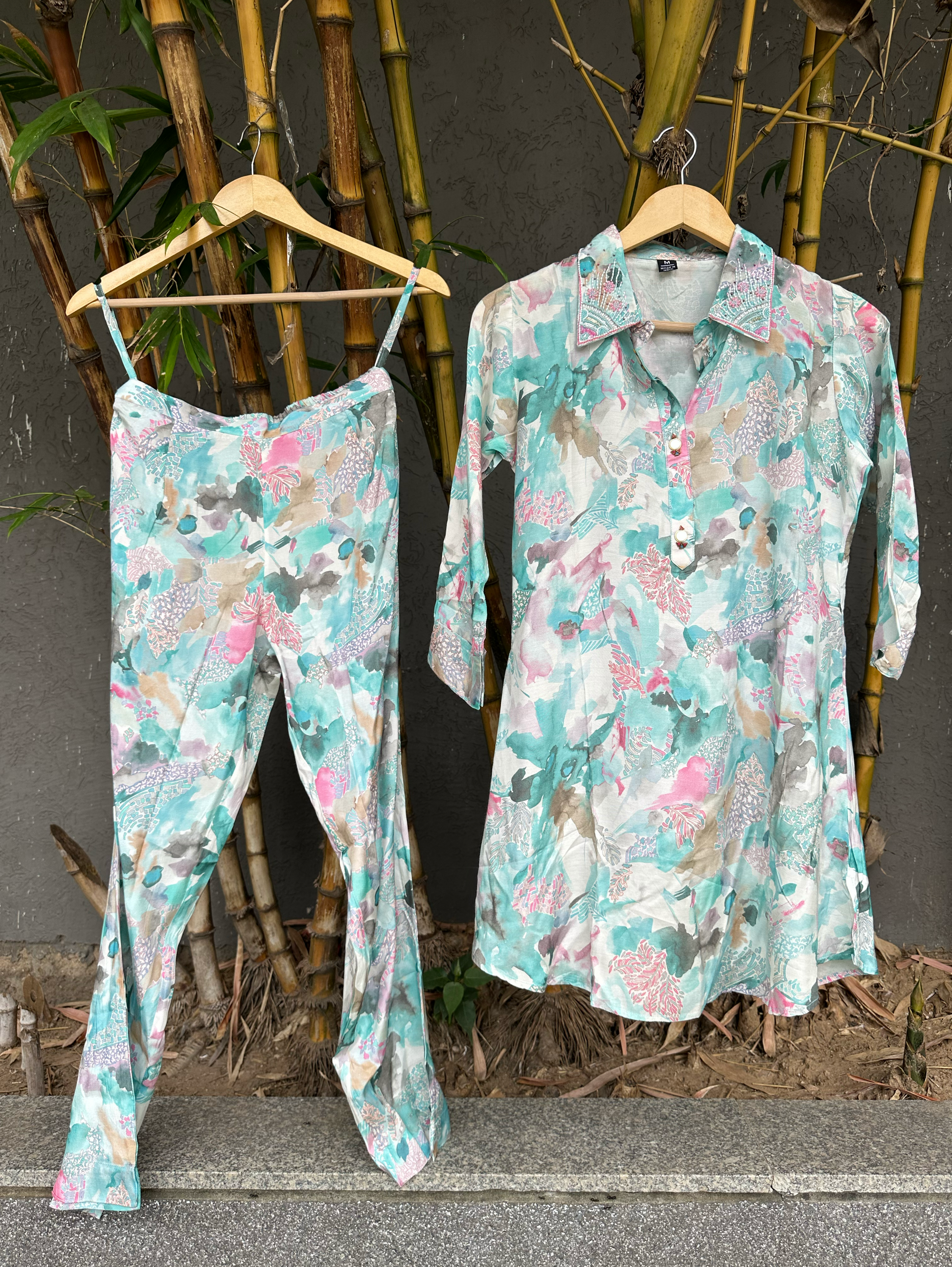Muslin Coords with Collar and Button Accessories