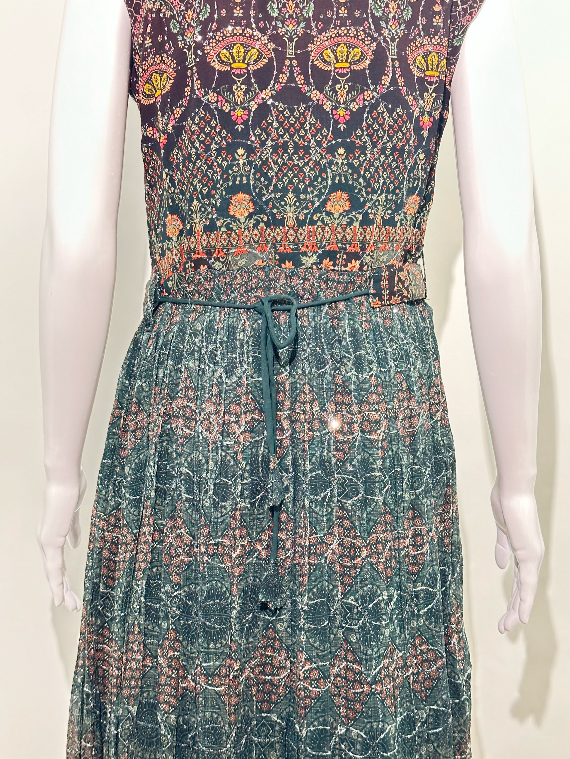 Georgette with Sequence work Gown