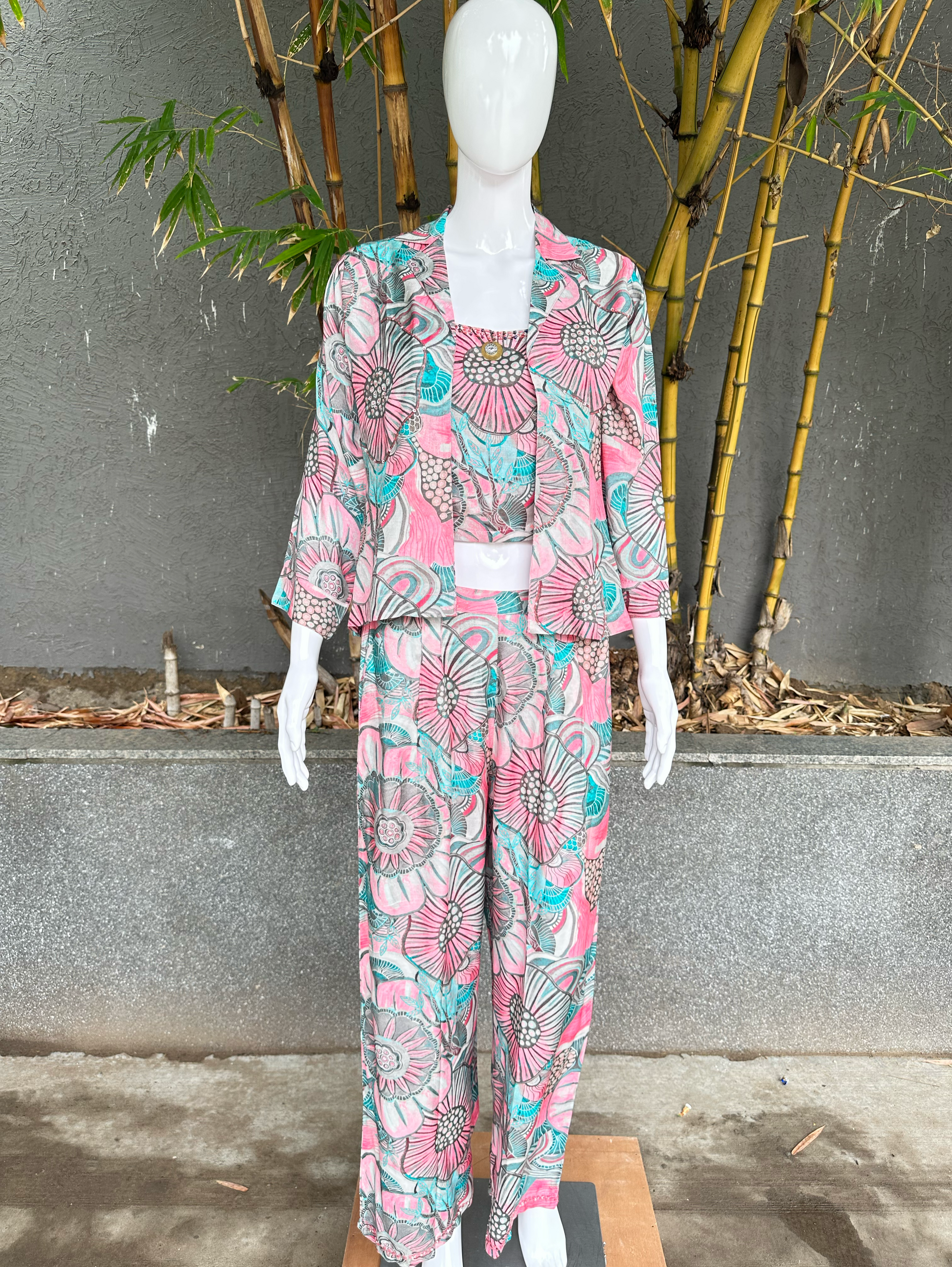 Muslin Embroidery Sequence Coords - 3 Piece