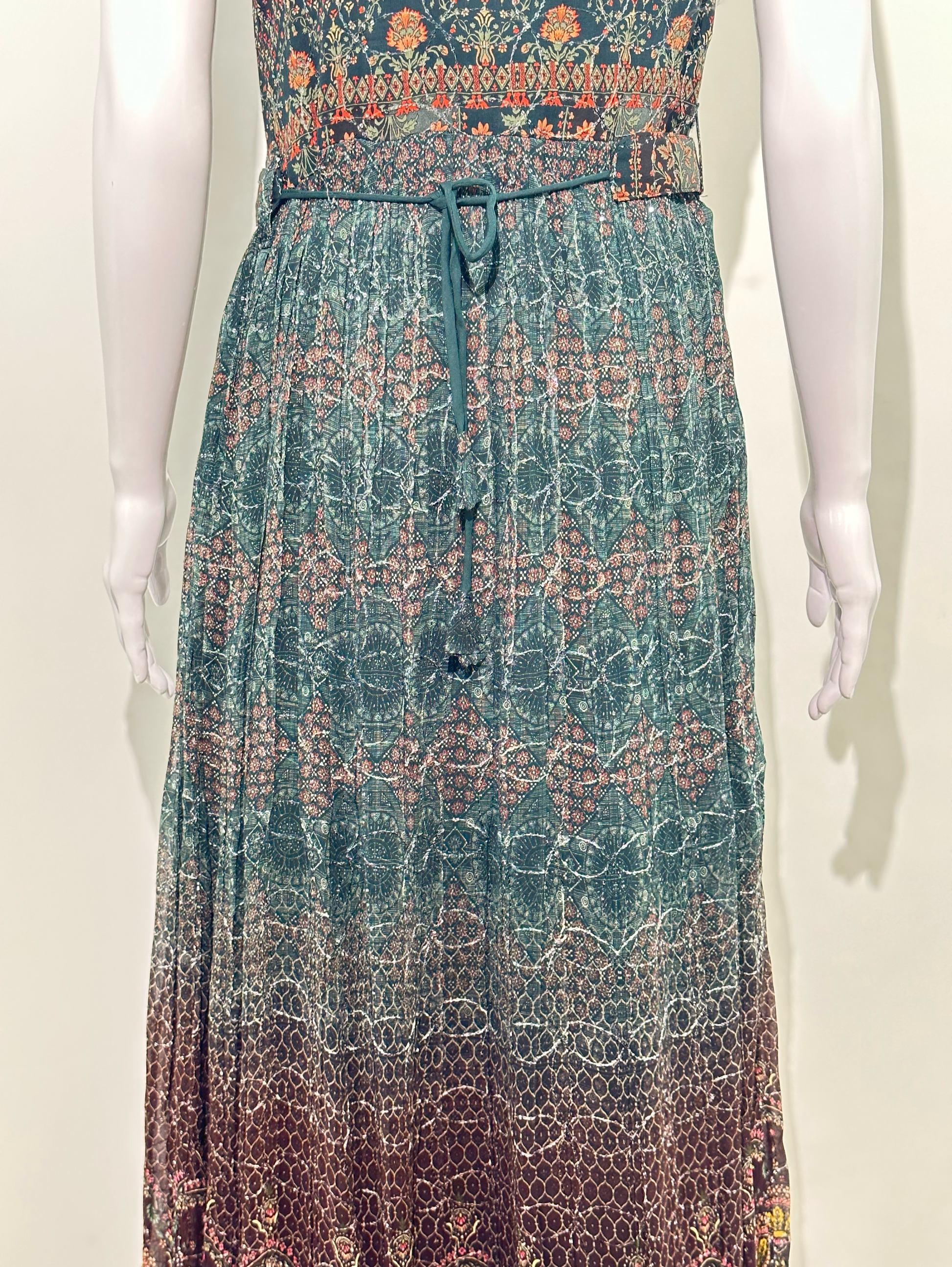 Georgette with Sequence work Gown