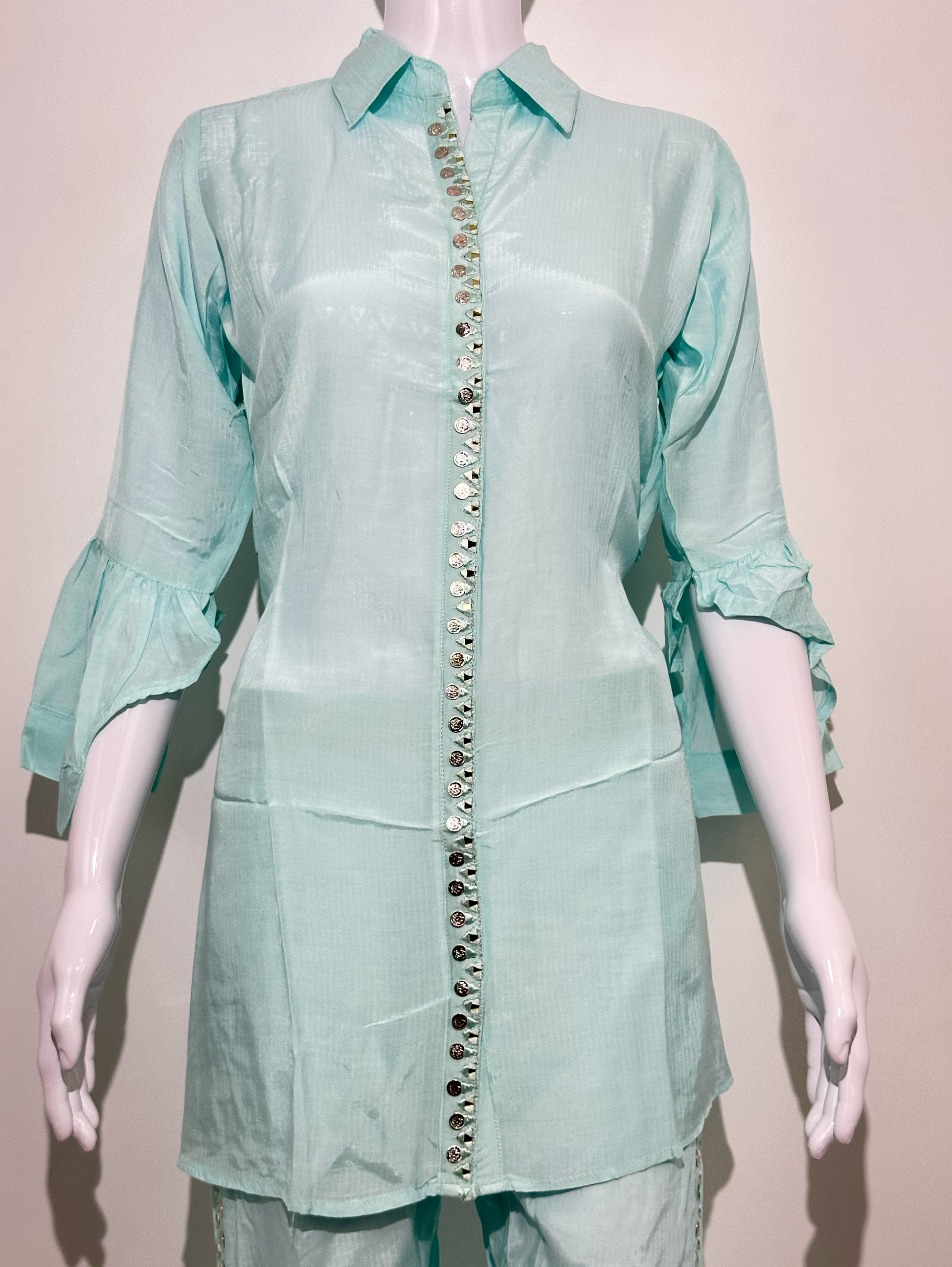 Muslin Stand Patti with Accessories work Coords