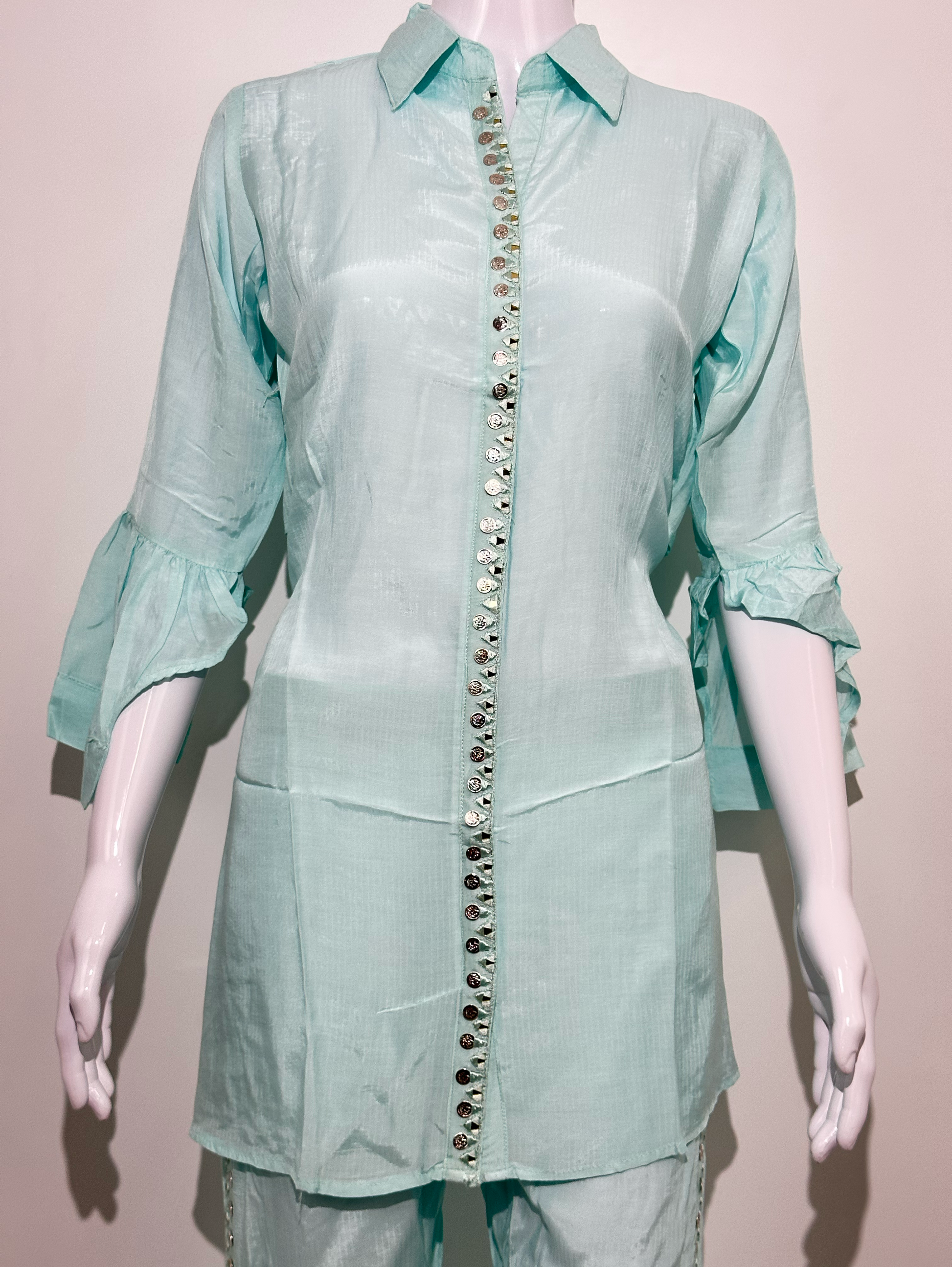 Muslin Stand Patti with Accessories work Coords