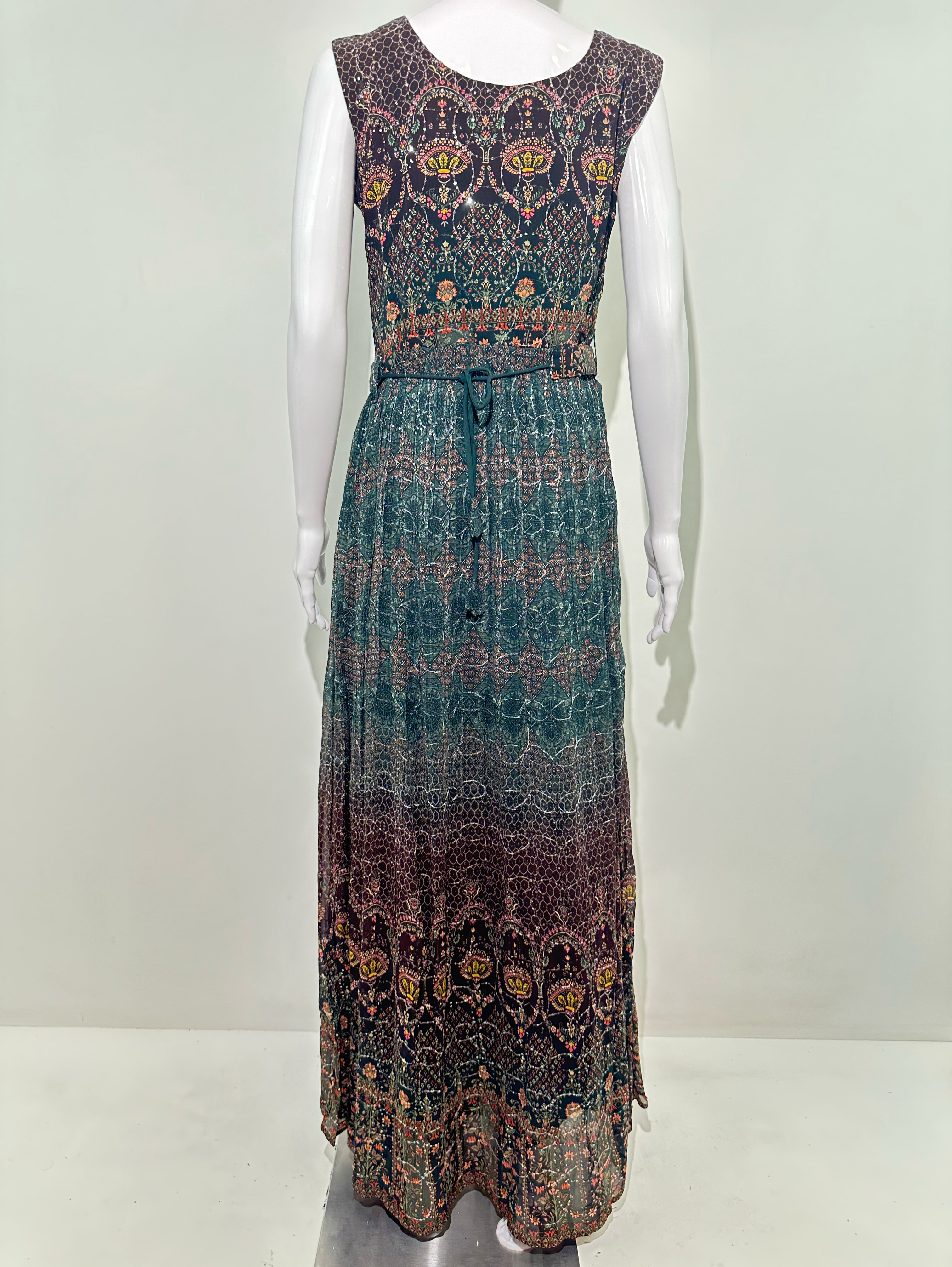 Image of Georgette with Sequence work Gown