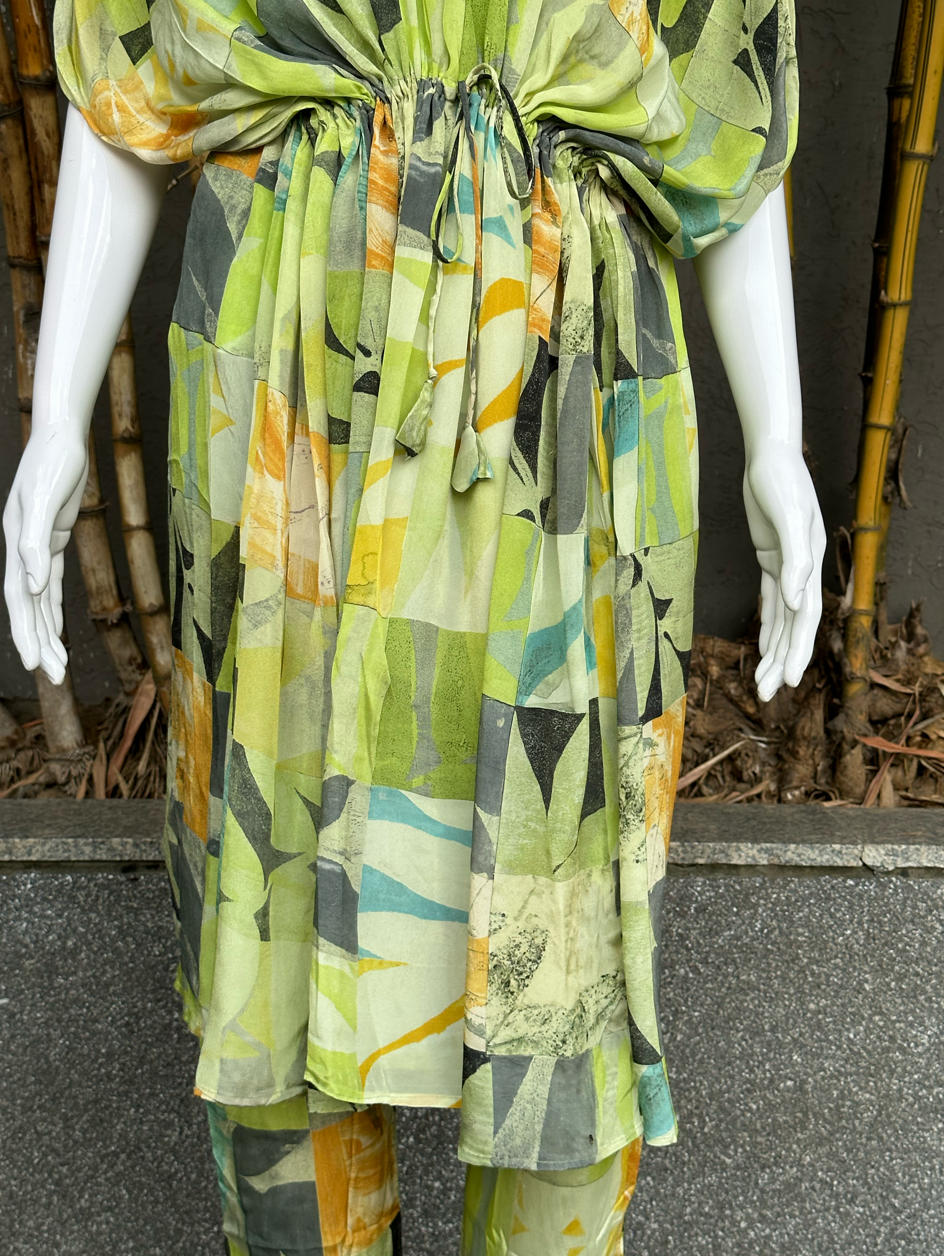 Kaftan Style Coords with Work - 3 Piece