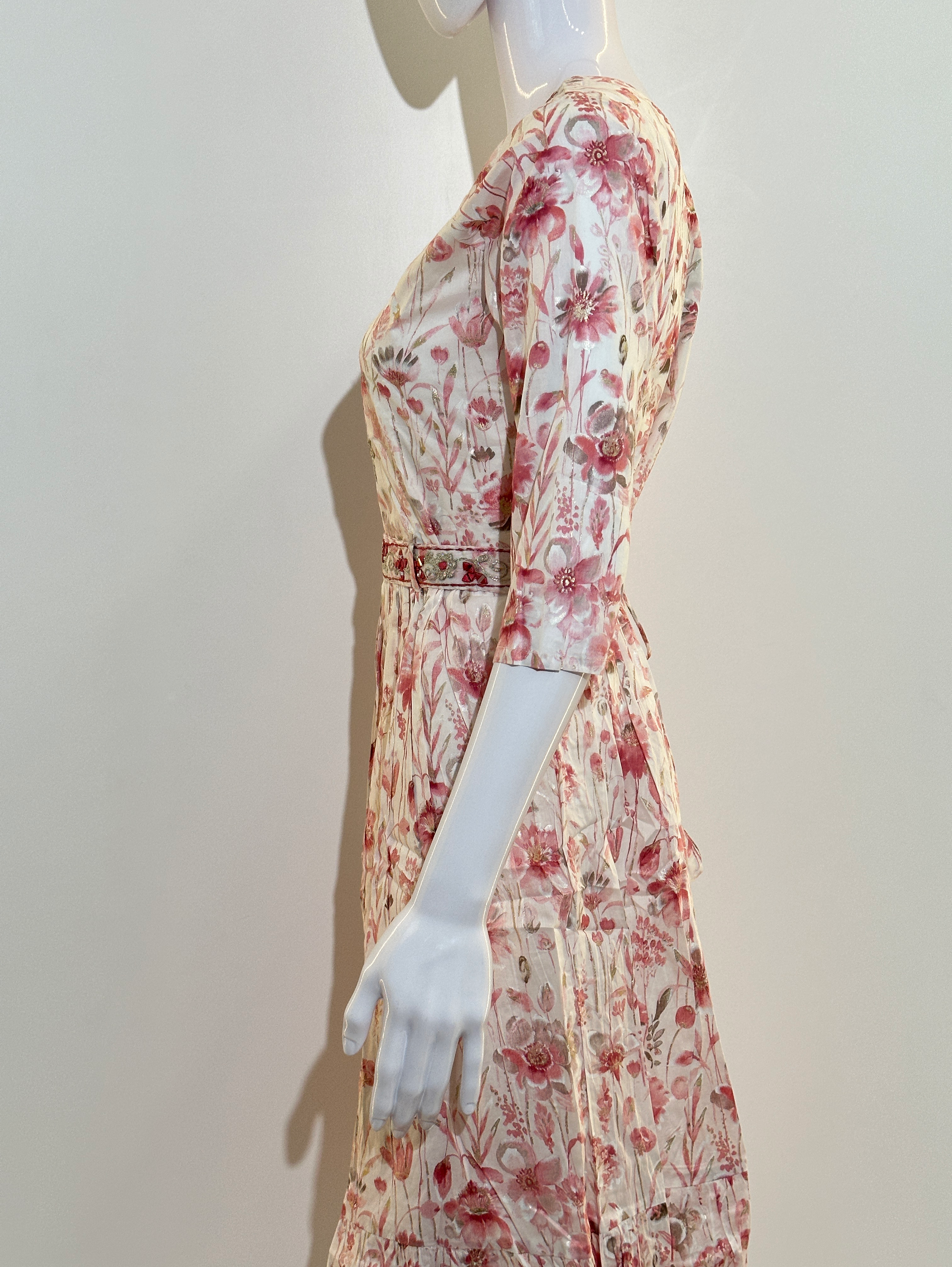 Image of Short Mindy Dress With Thread work