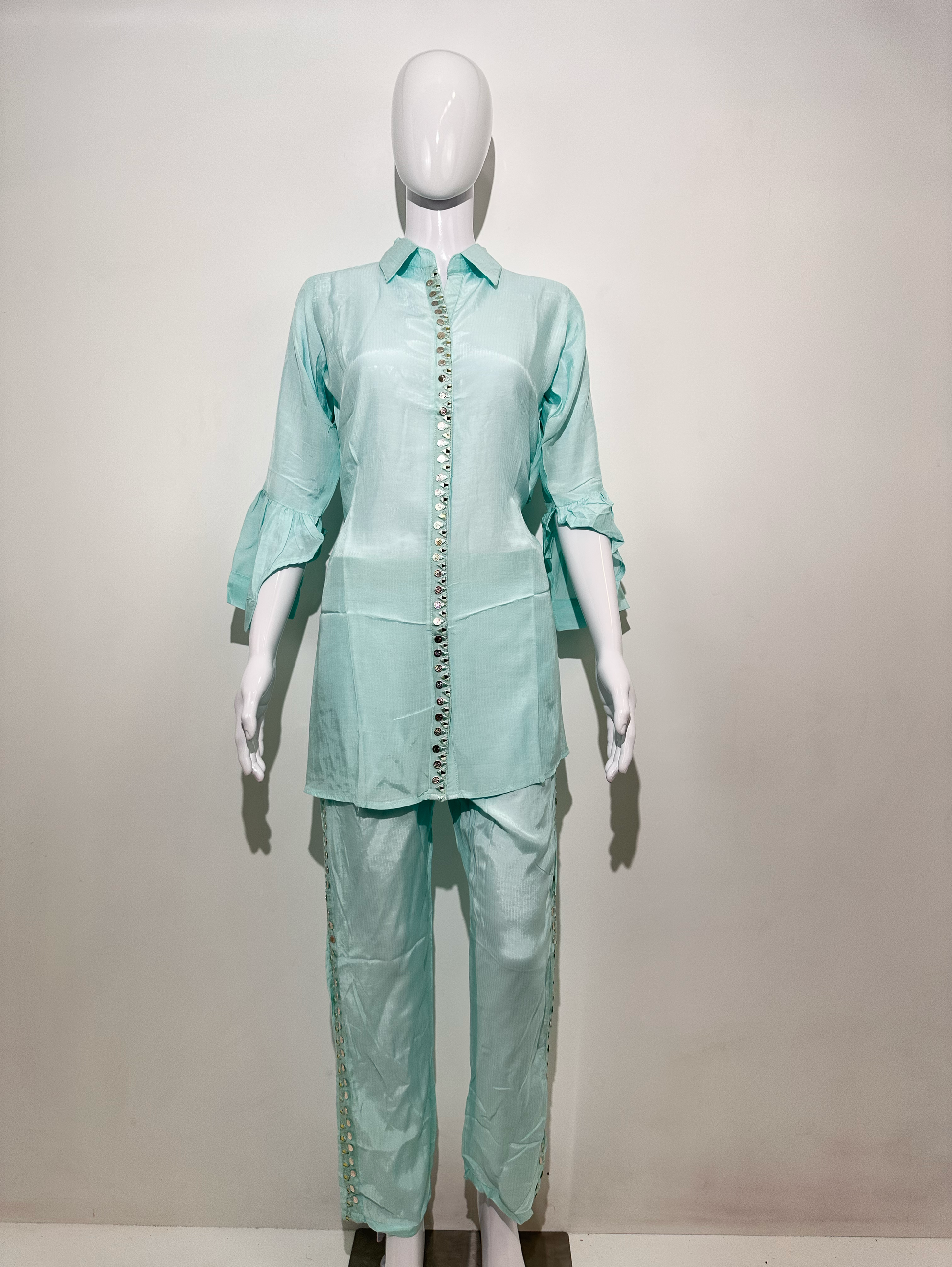 Muslin Stand Patti with Accessories work Coords