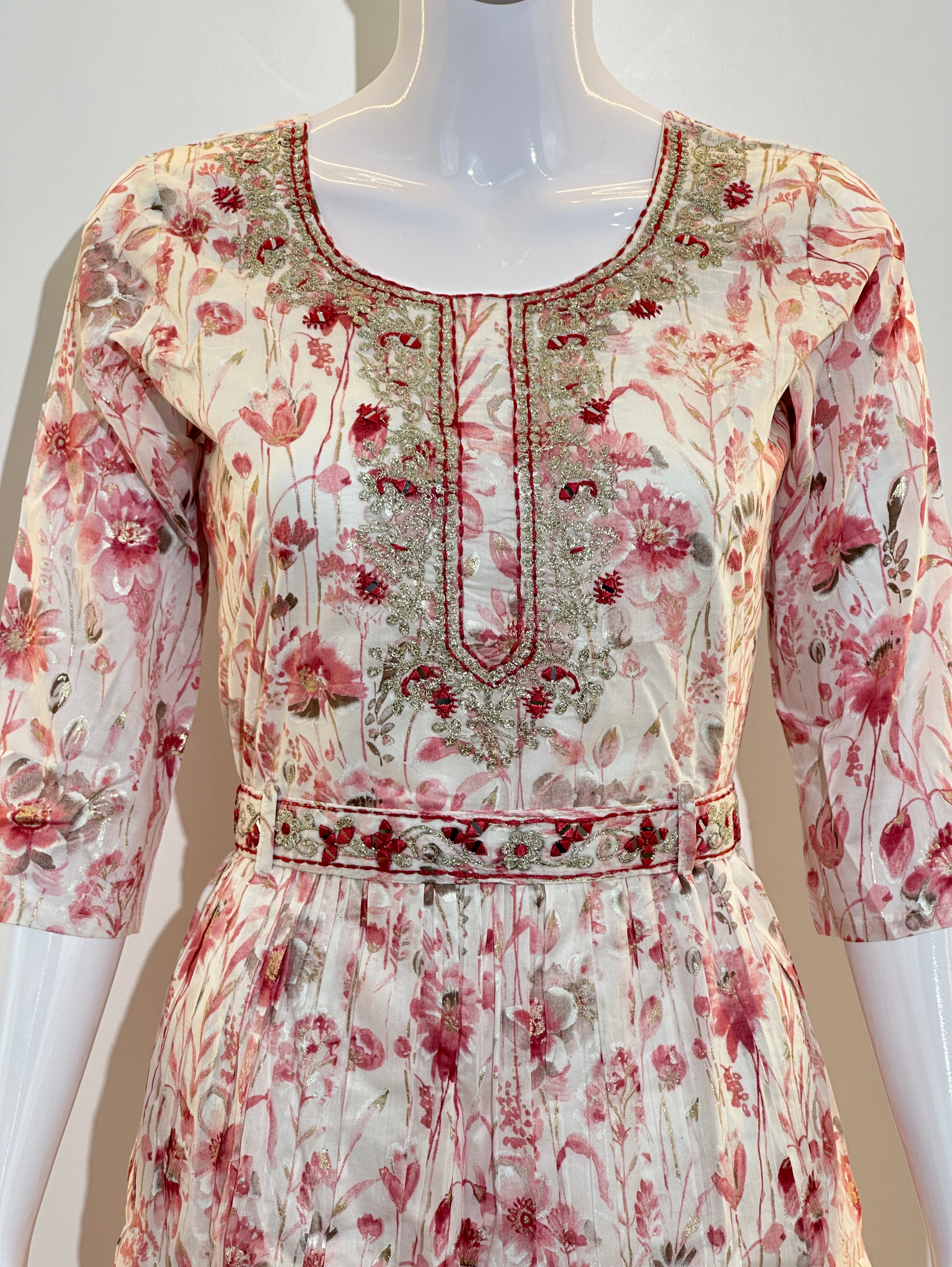 Short Mindy Dress With Thread work