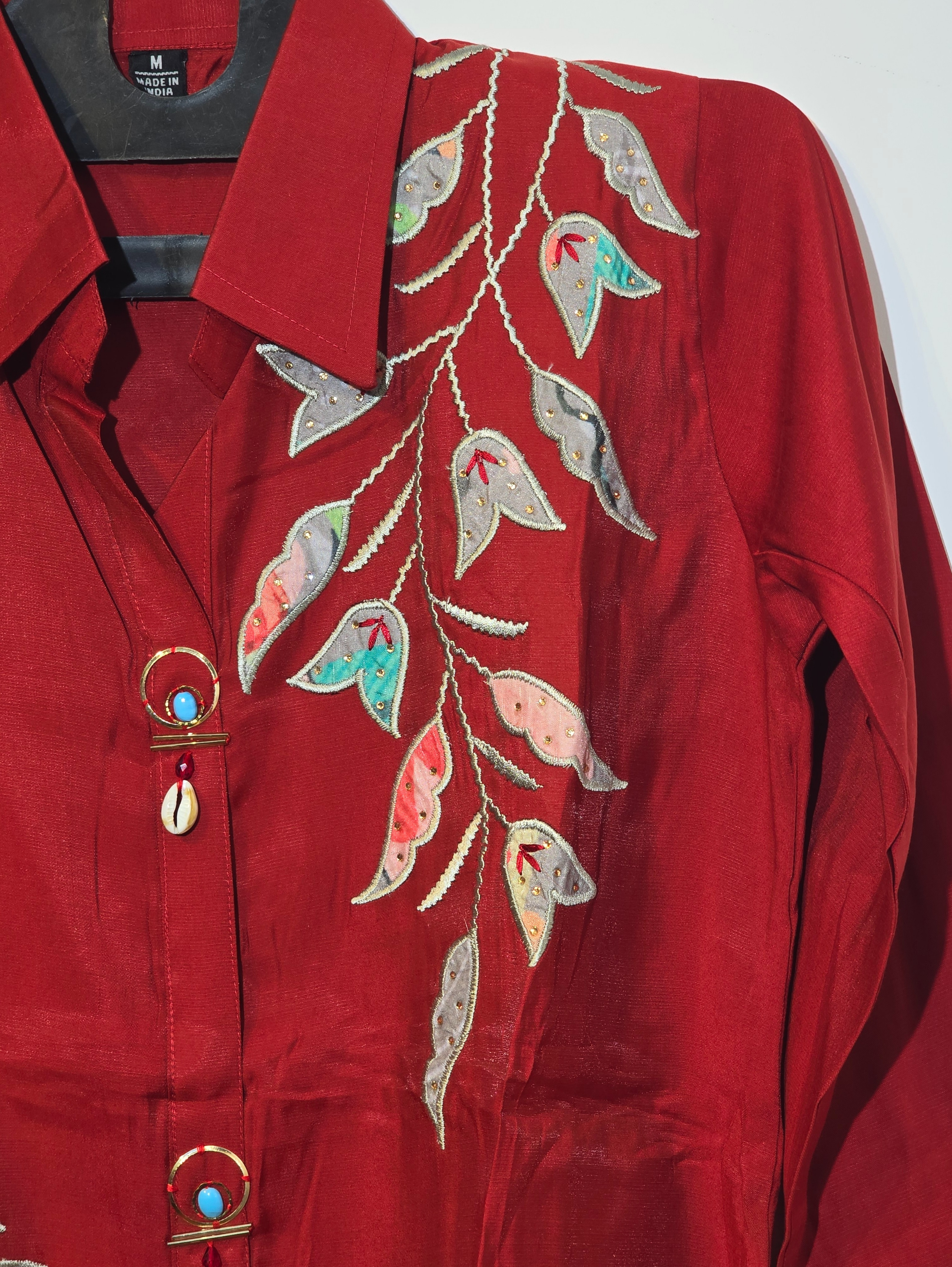 Image of Designer Silk Coord Set