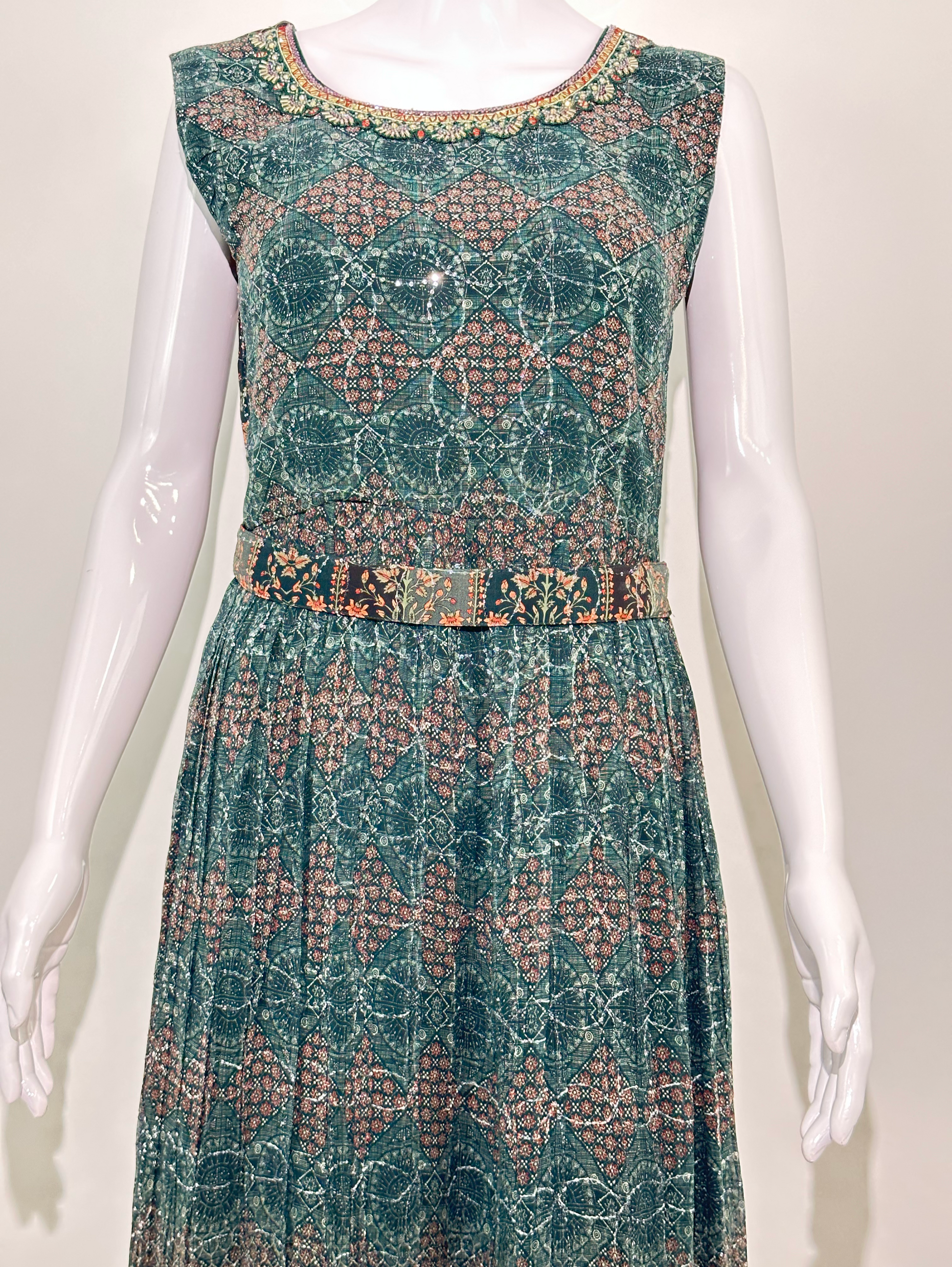 Georgette with Sequence work Gown