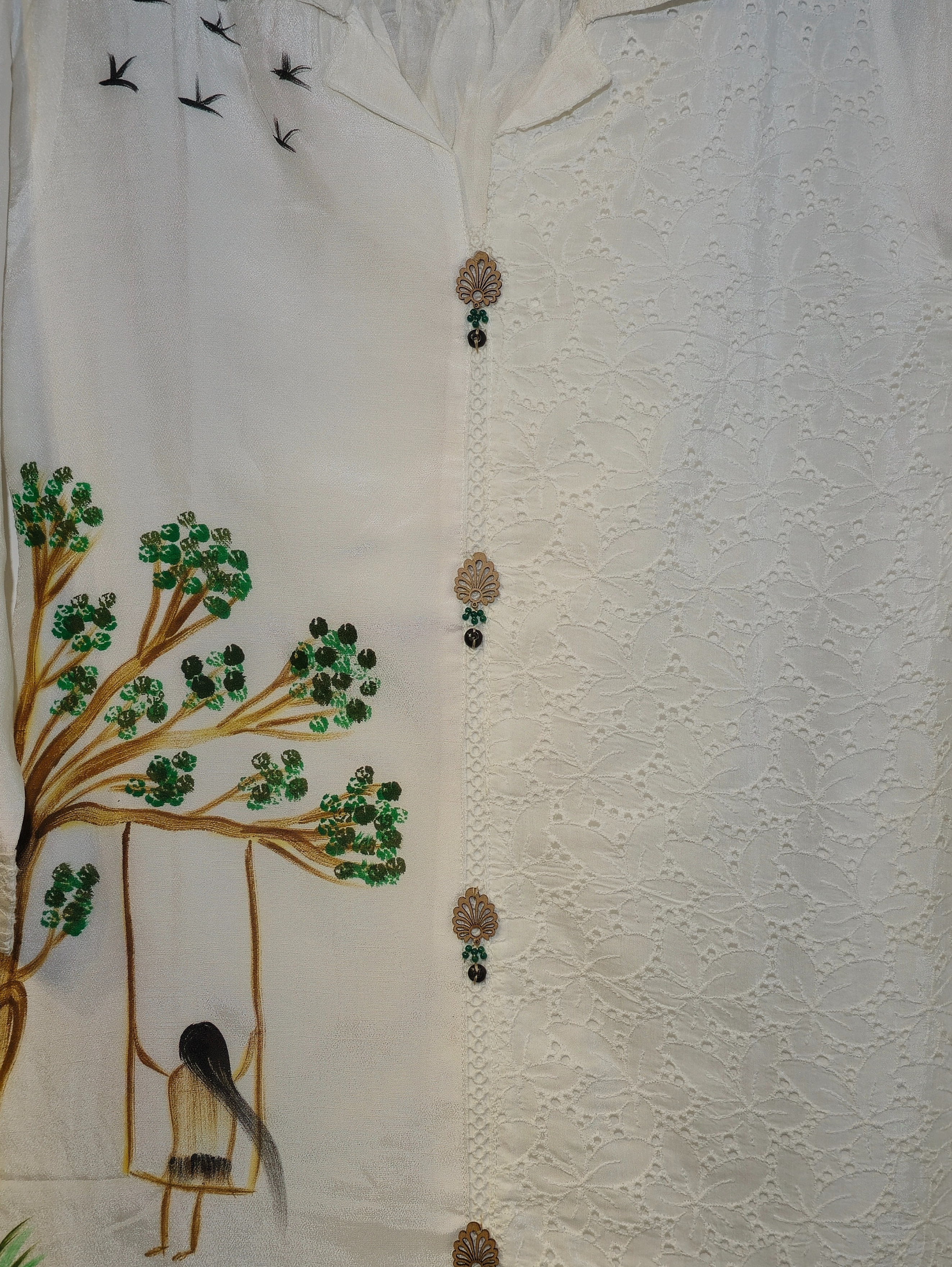 Image of Designer Chinnon Silk Coord Set