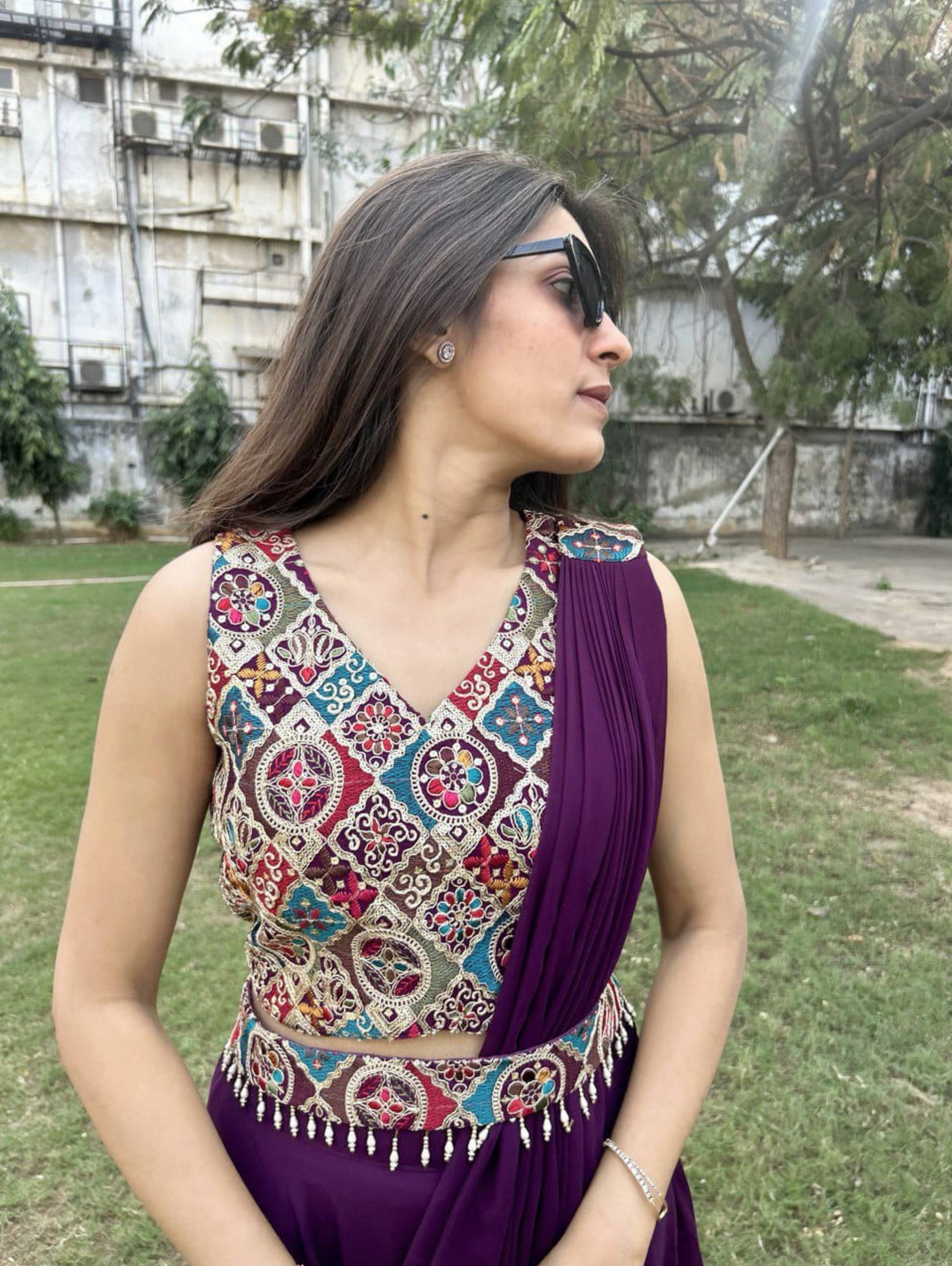 Georgette Traditional 3 Piece