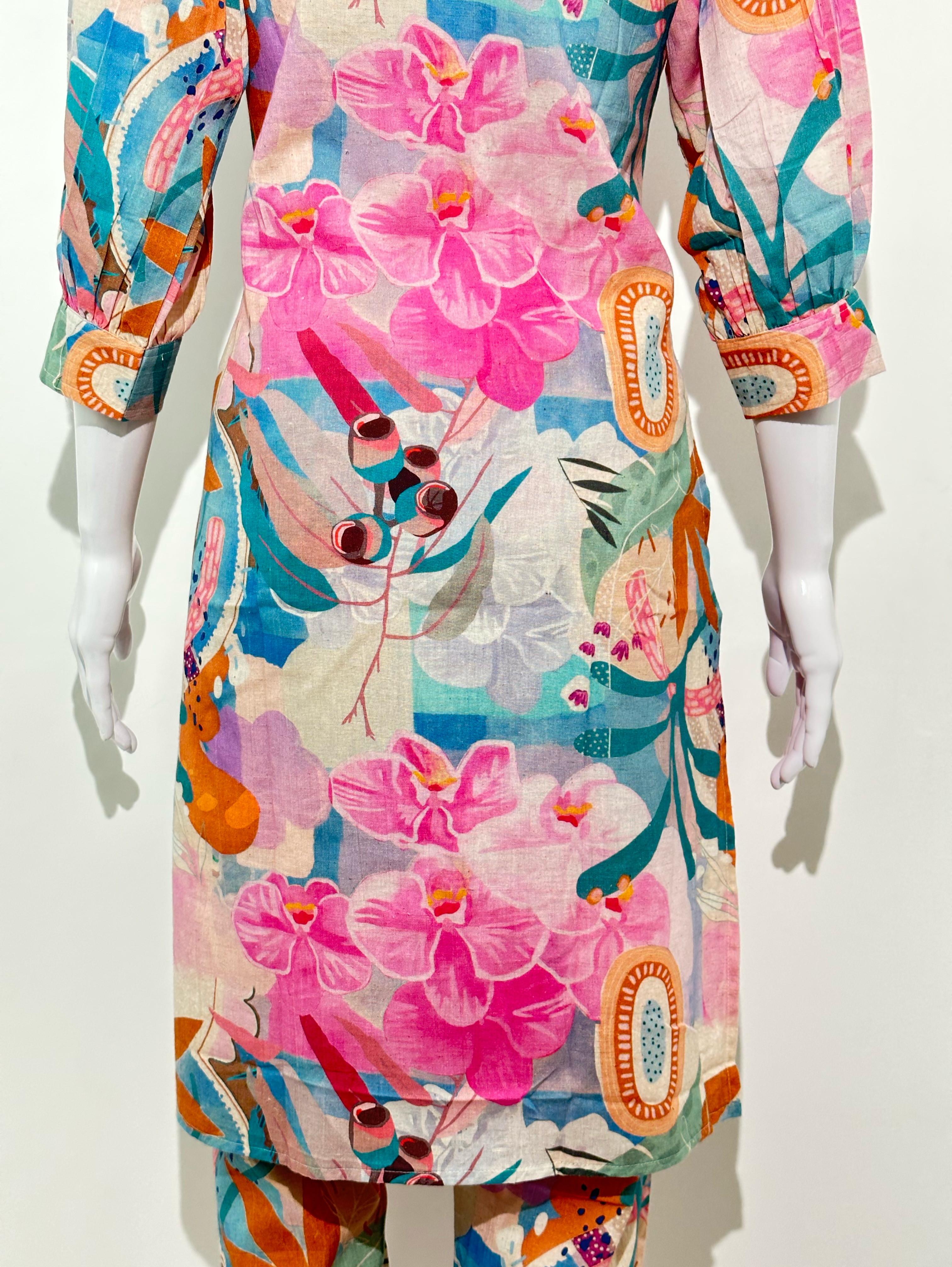 Image of Linen Cotton Unique Sleeve and work Coords