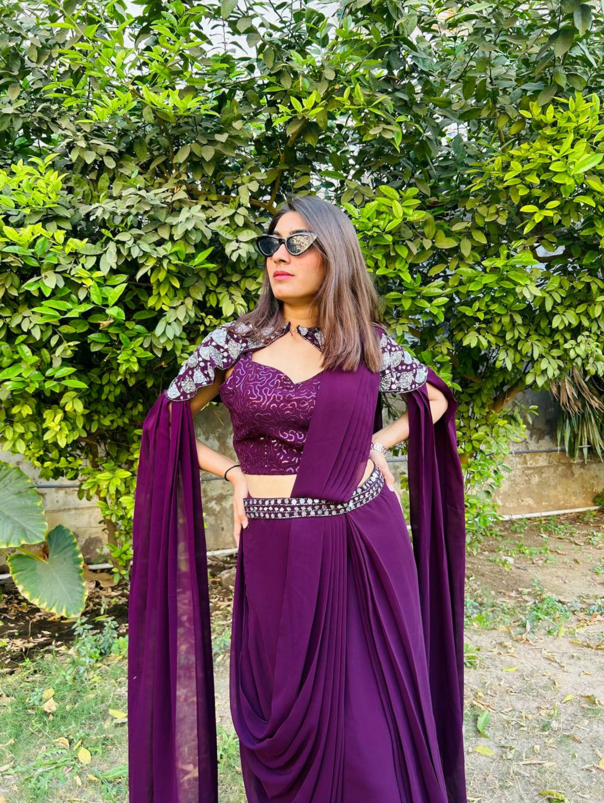 Georgette Traditional 3 Piece