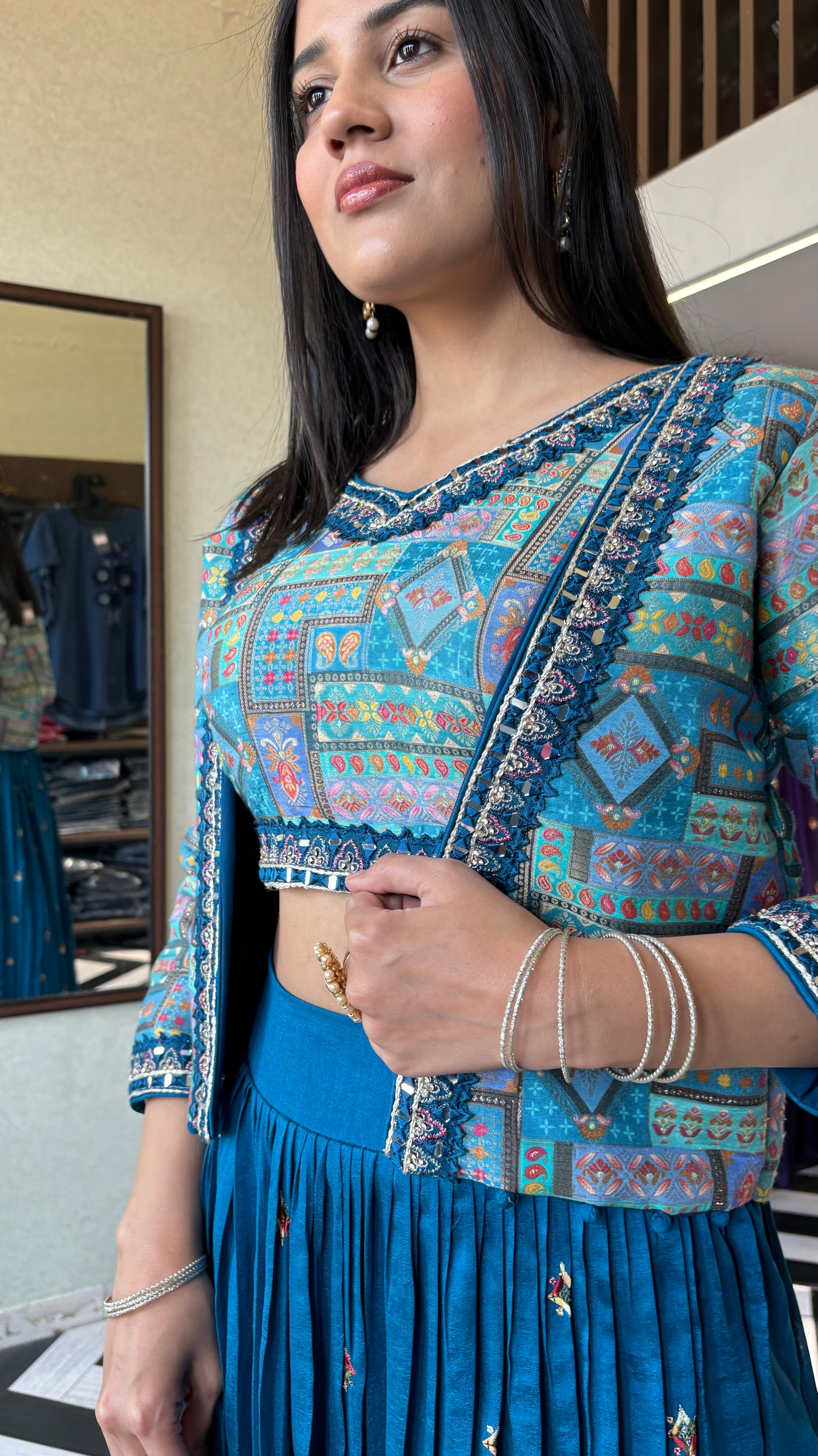 Pure Georgette Silk Designer 3 Piece