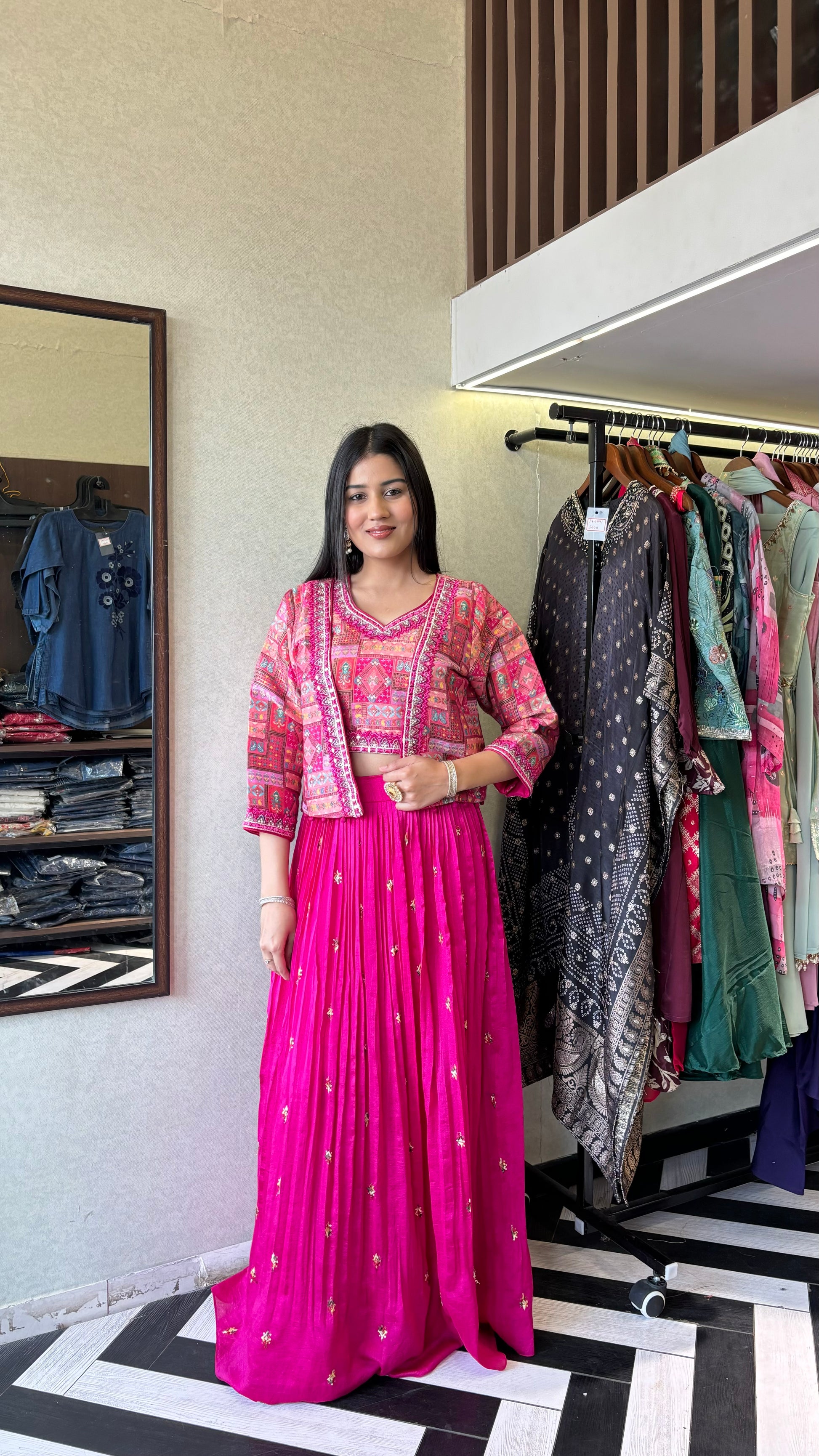 Pure Georgette Silk Designer 3 Piece