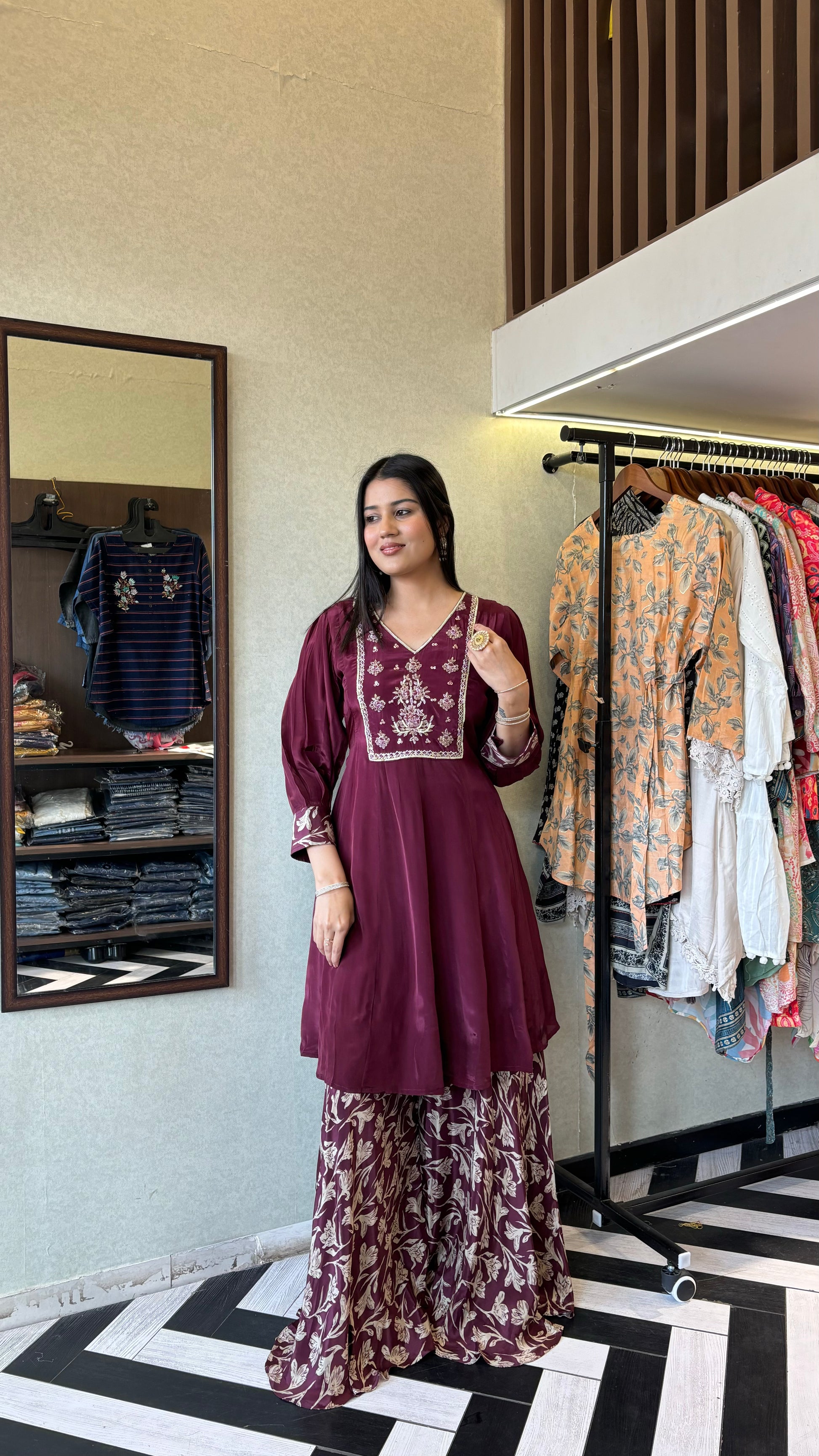 Indo Western Style 2  Piece