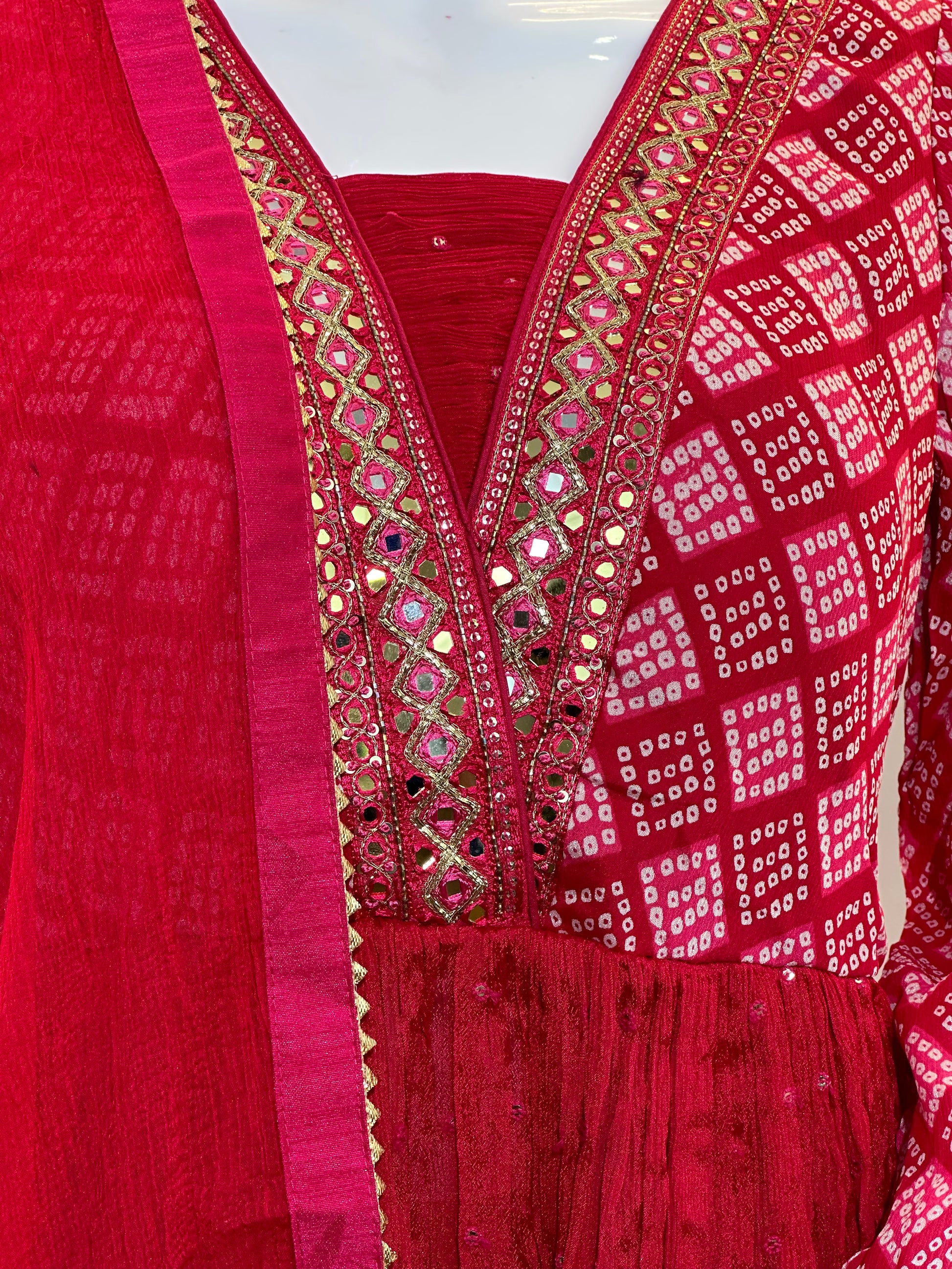 Naira Embroidered palazzo Set - 3 piece