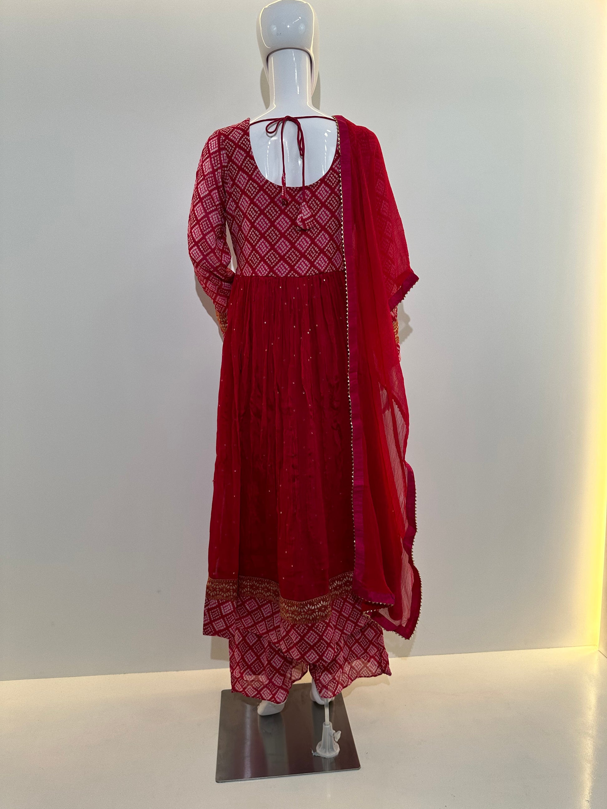 Naira Embroidered palazzo Set - 3 piece