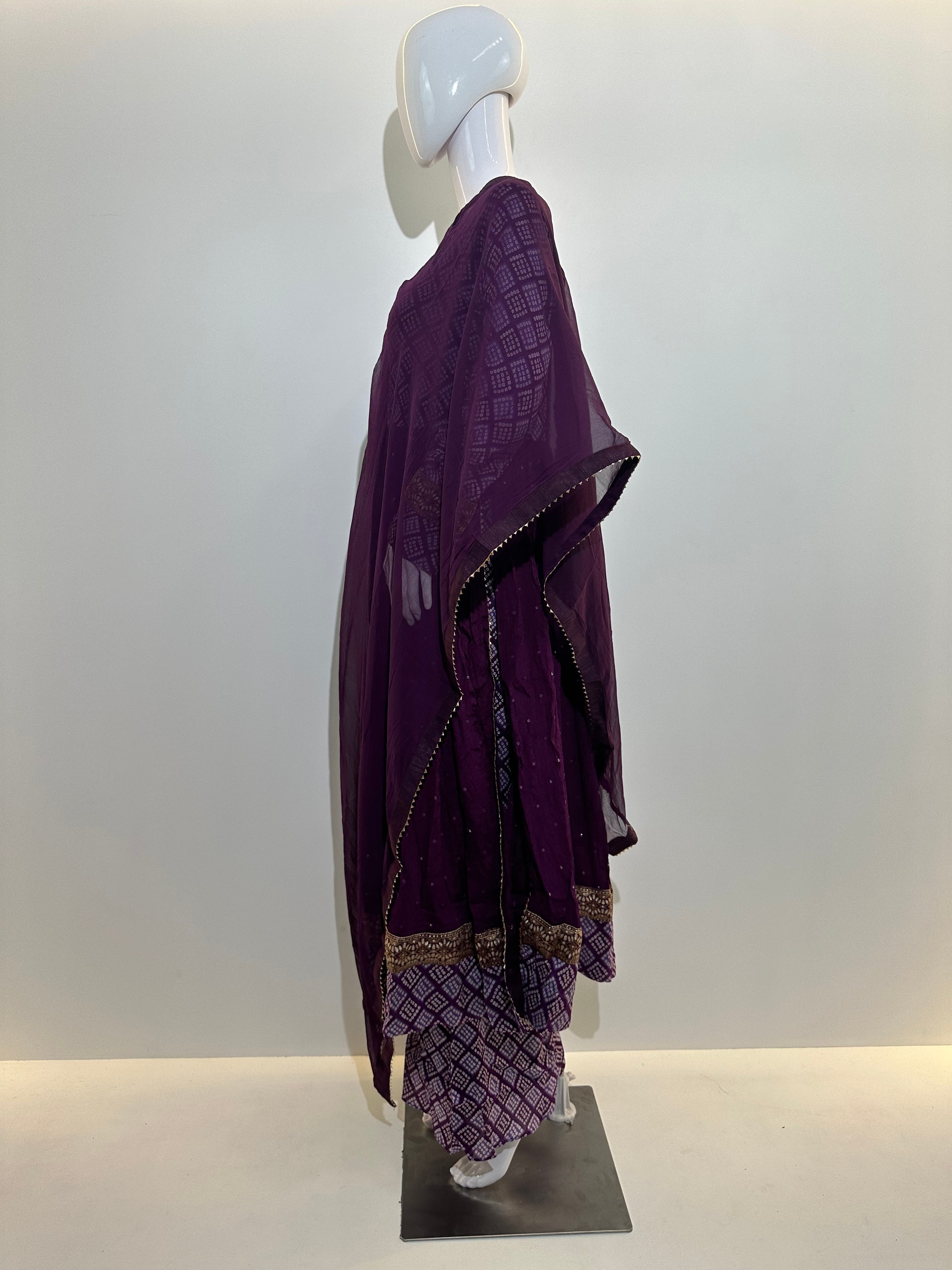 Naira Embroidered palazzo Set - 3 piece