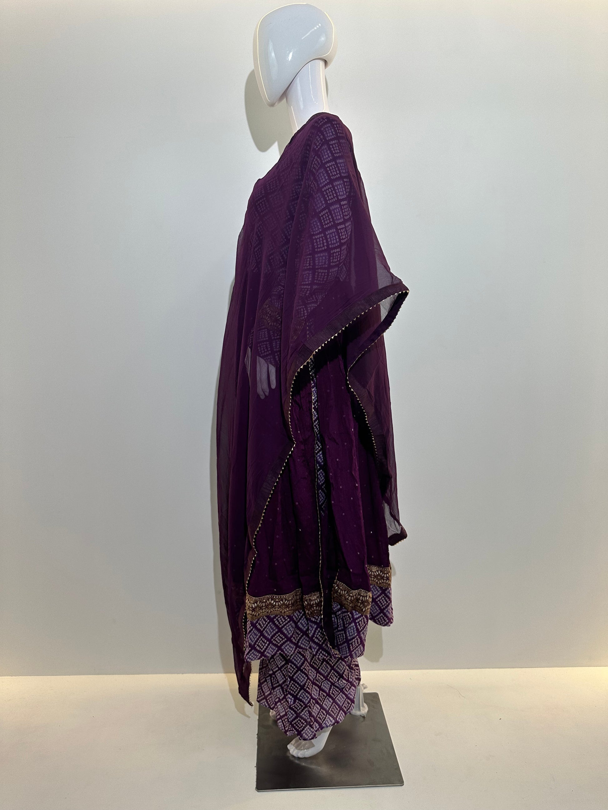 Naira Embroidered palazzo Set - 3 piece