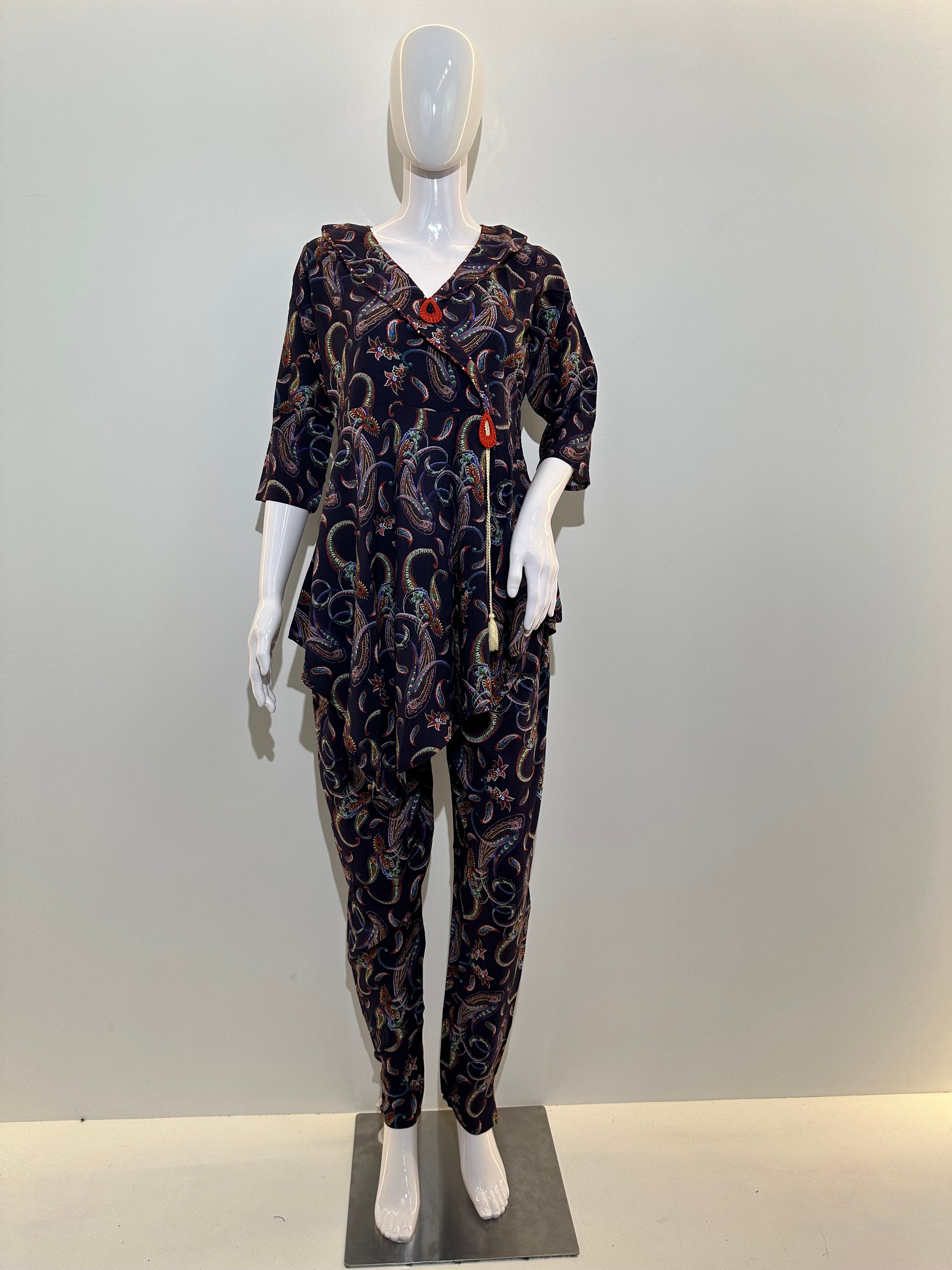 Image of Co-ord set in Printed Rayon