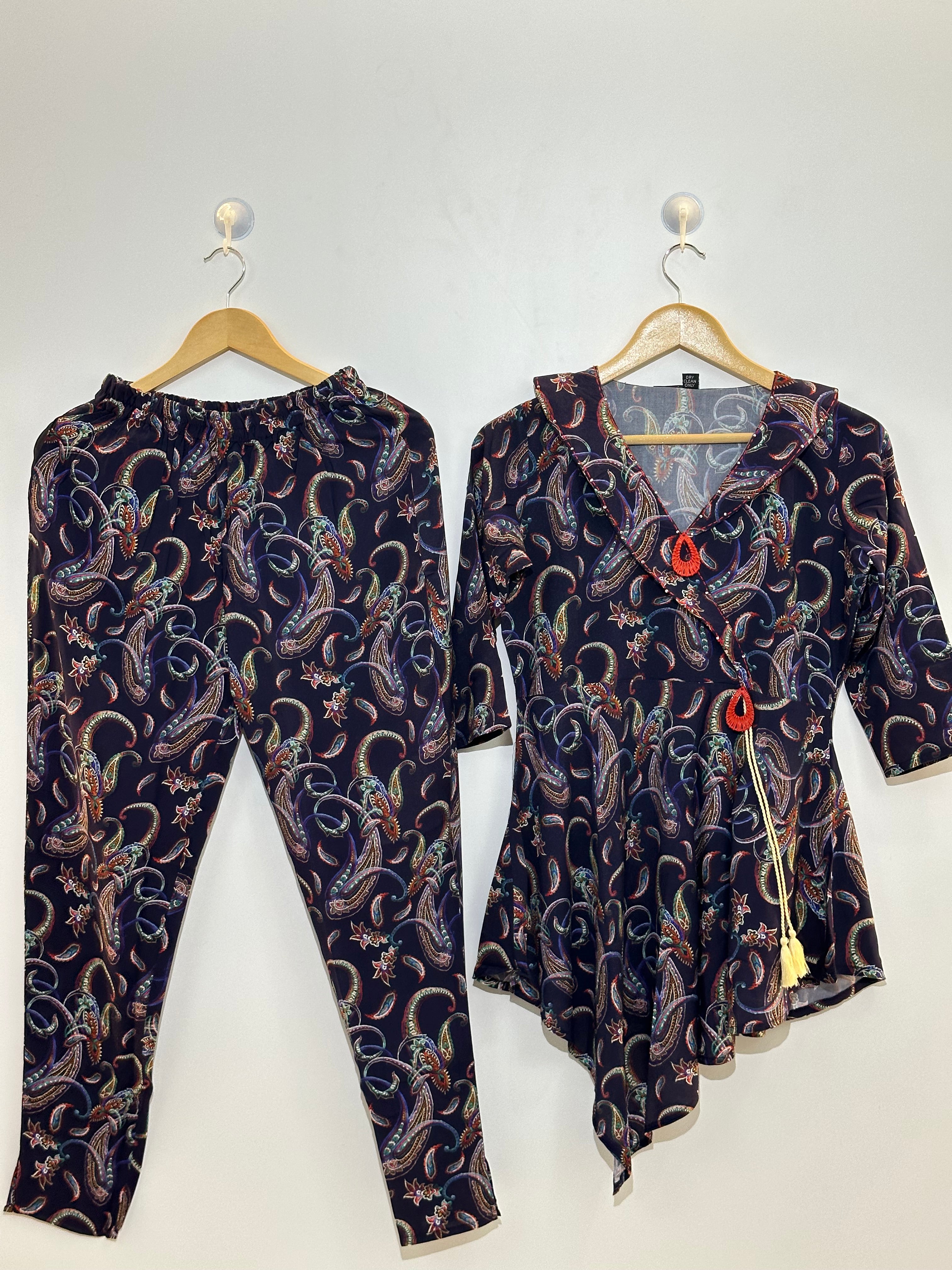 Image of Co-ord set in Printed Rayon