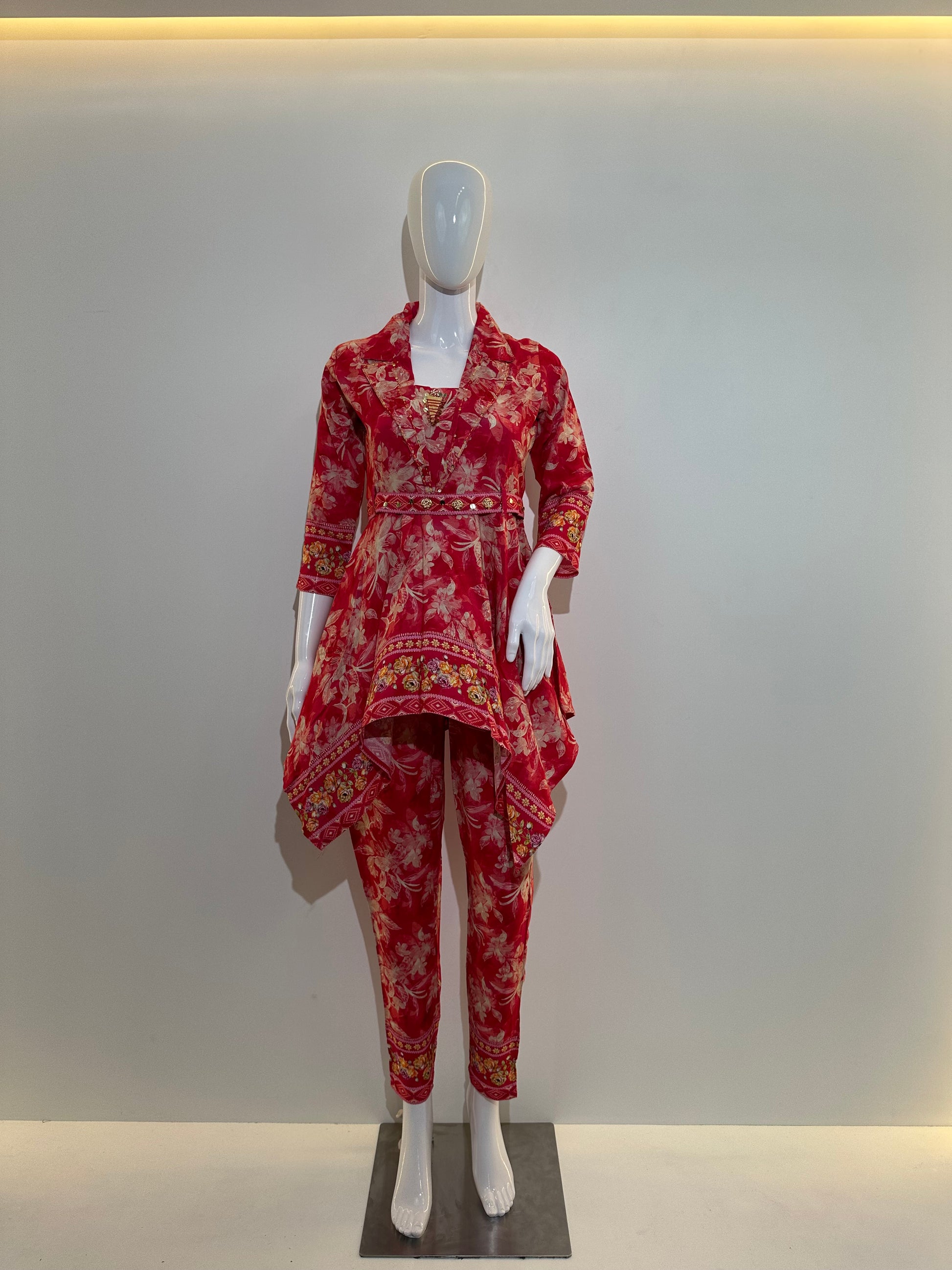 Co-ord set in Printed Rayon