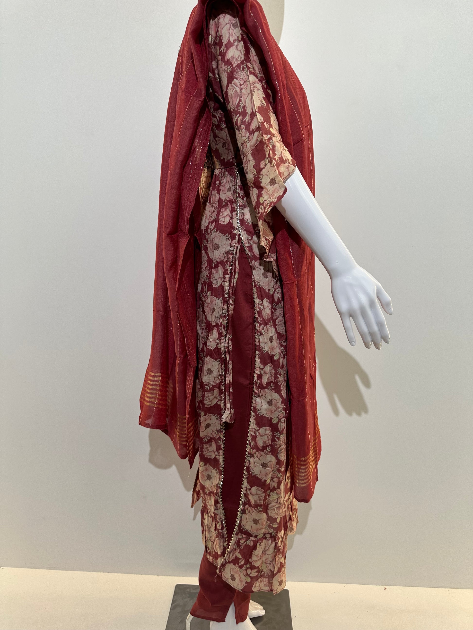Cotton Alia Cut Flower Gown