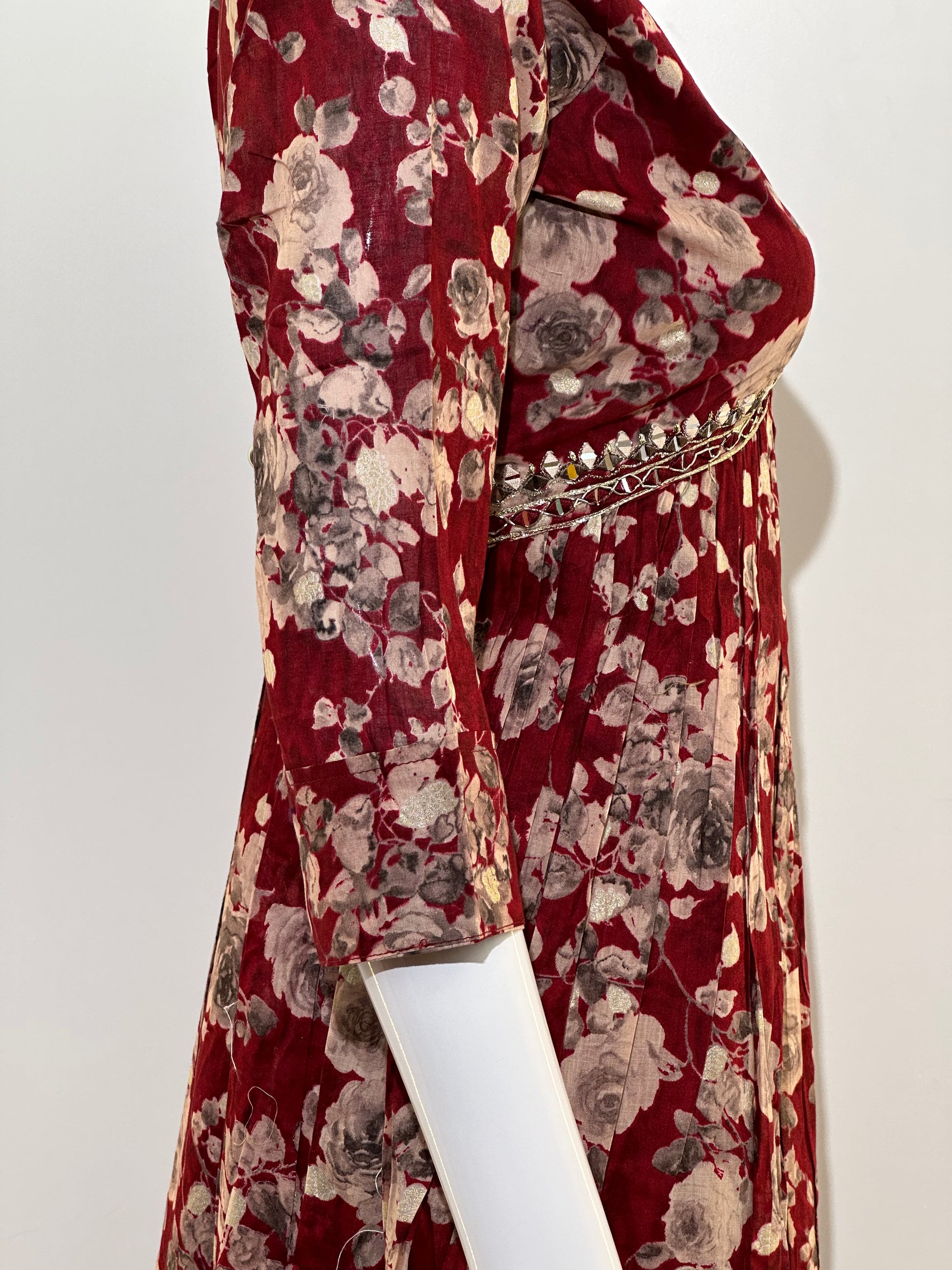 Cotton Alia Cut Flower Gown