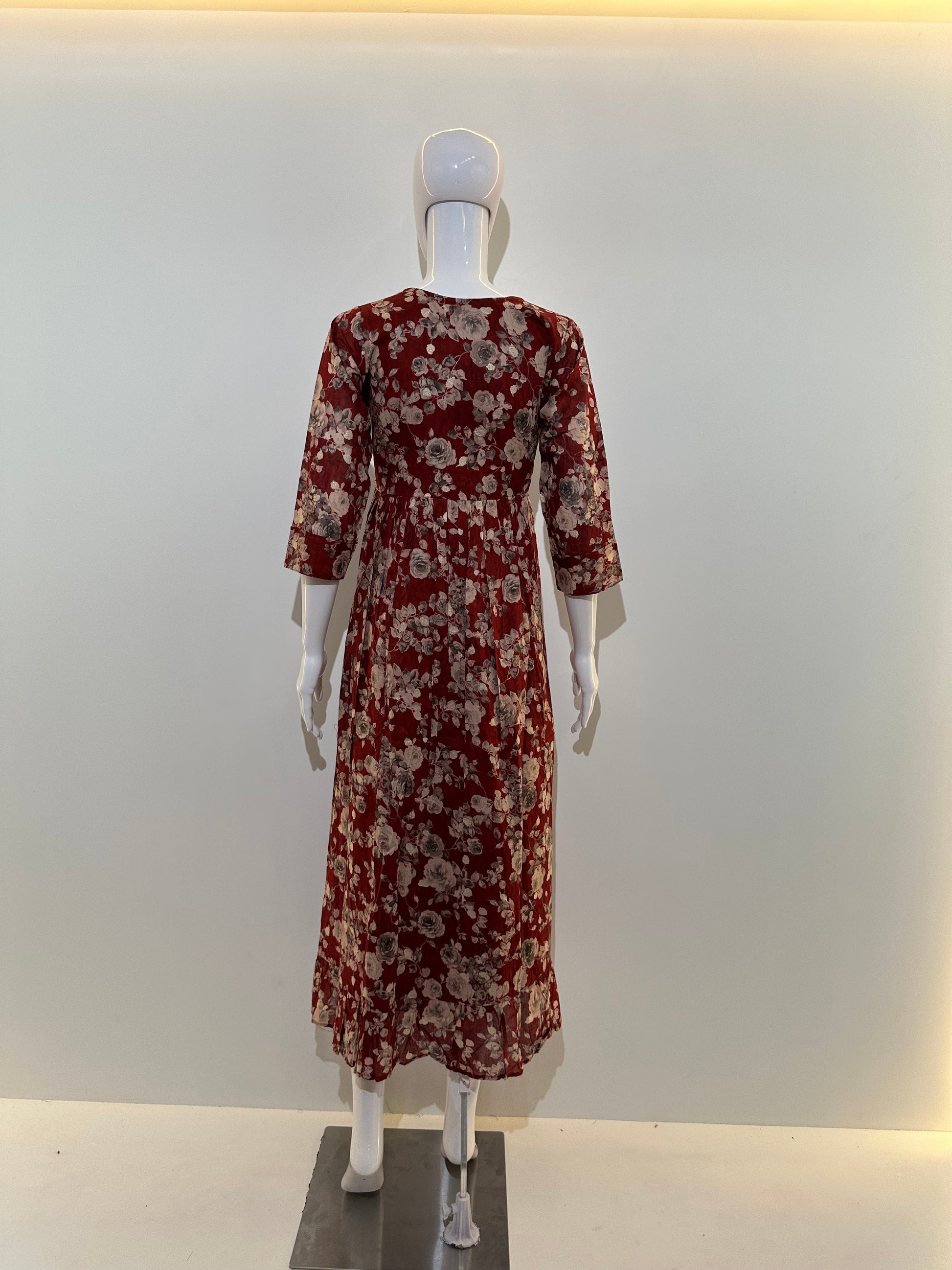 Cotton Alia Cut Flower Gown