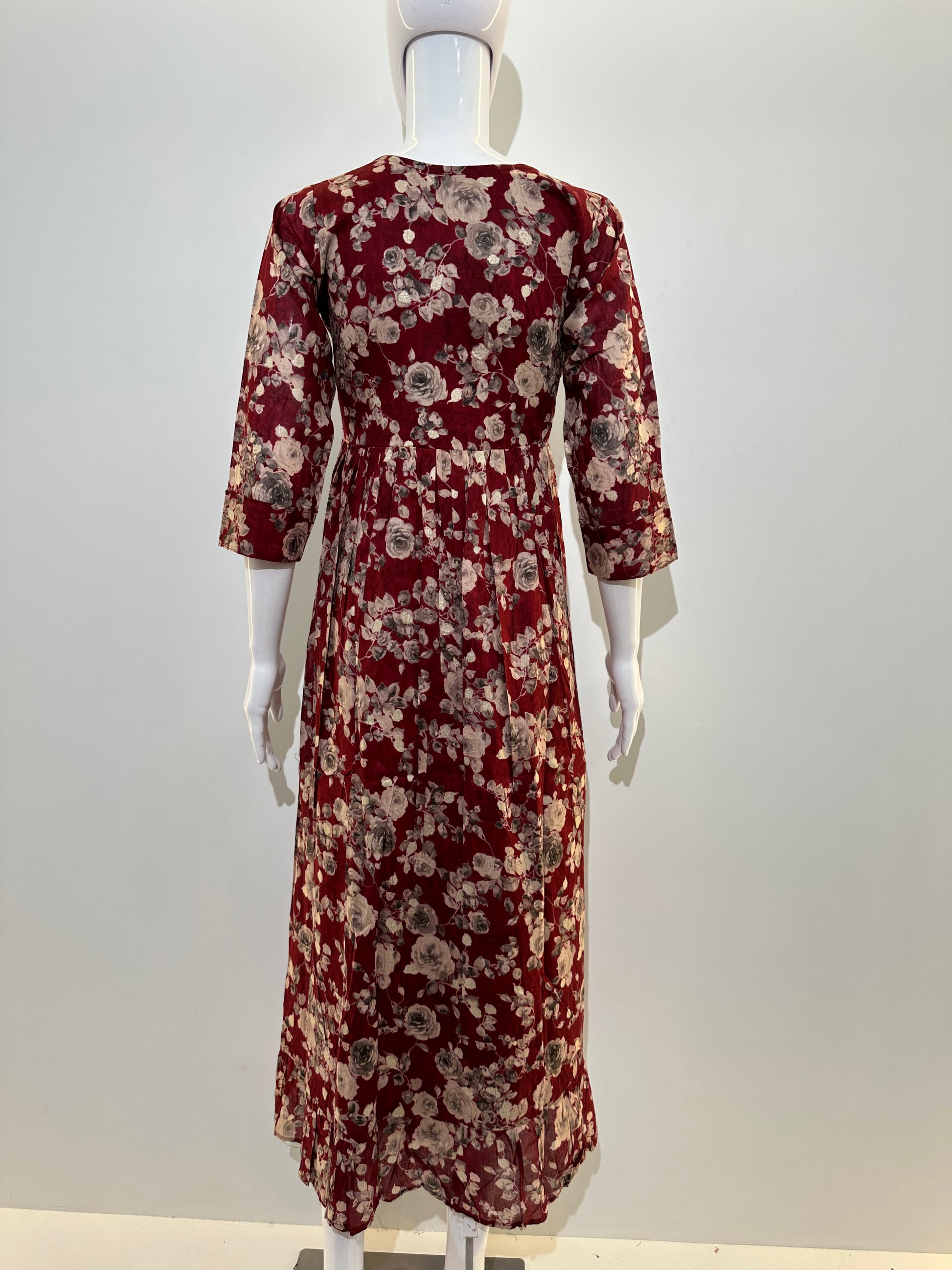 Cotton Alia Cut Flower Gown