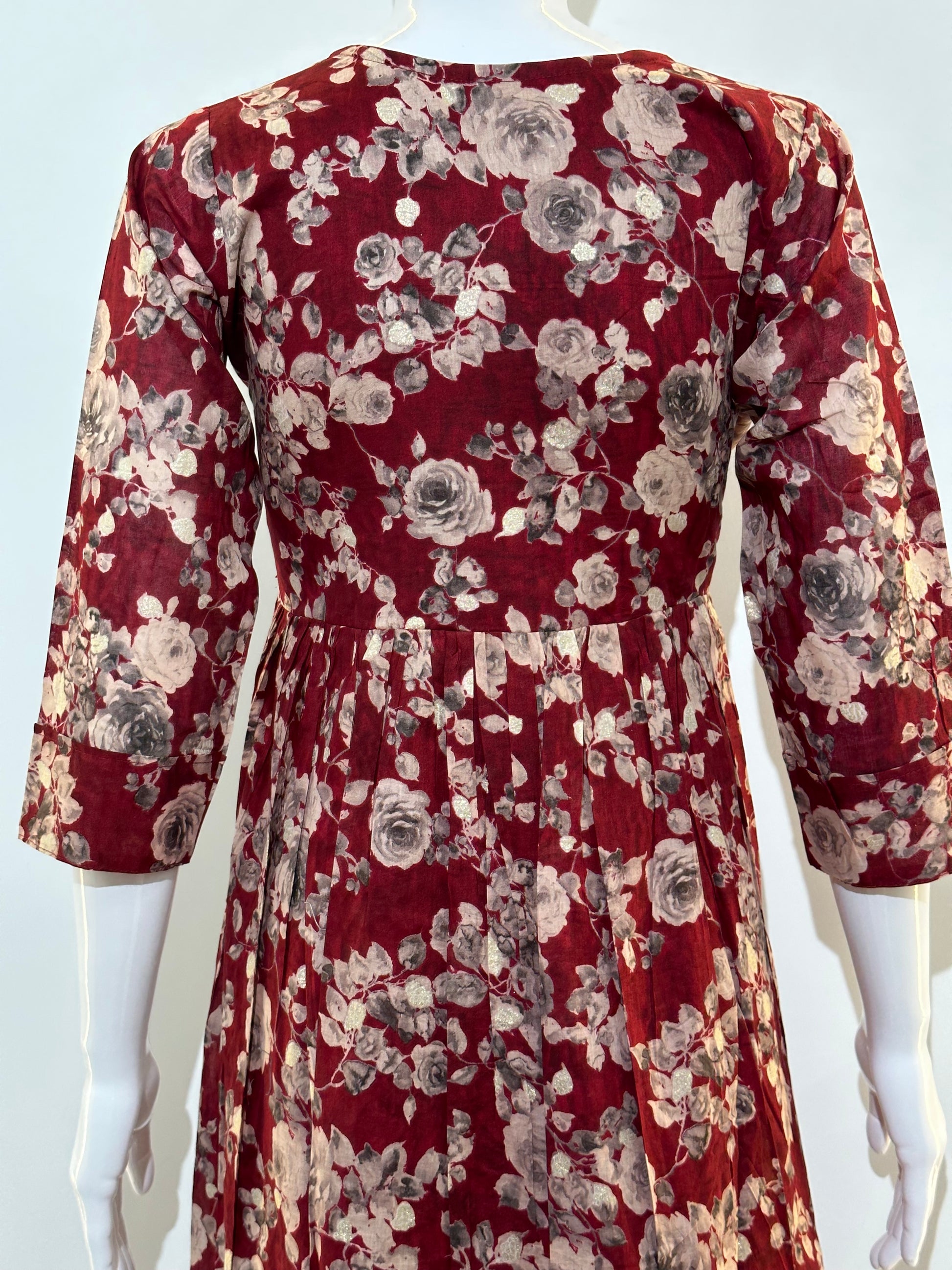 Cotton Alia Cut Flower Gown