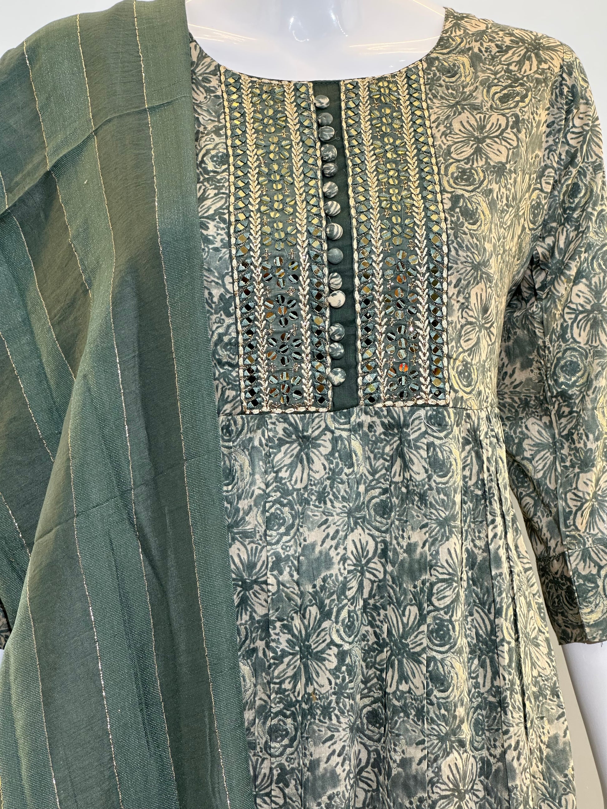 3 Piece Mull Cotton Kurti Set
