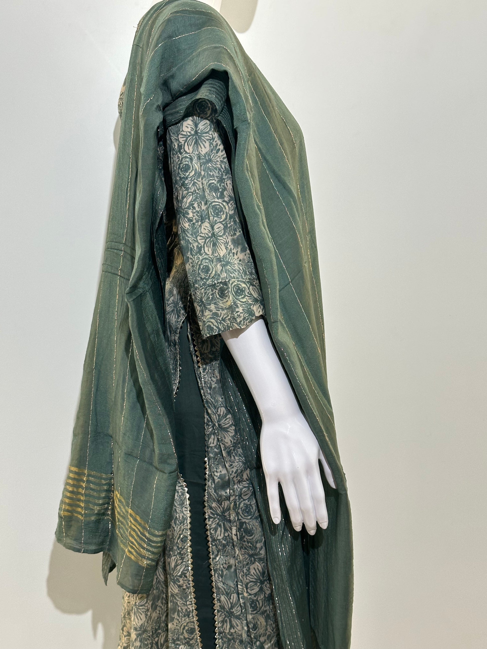 3 Piece Mull Cotton Kurti Set