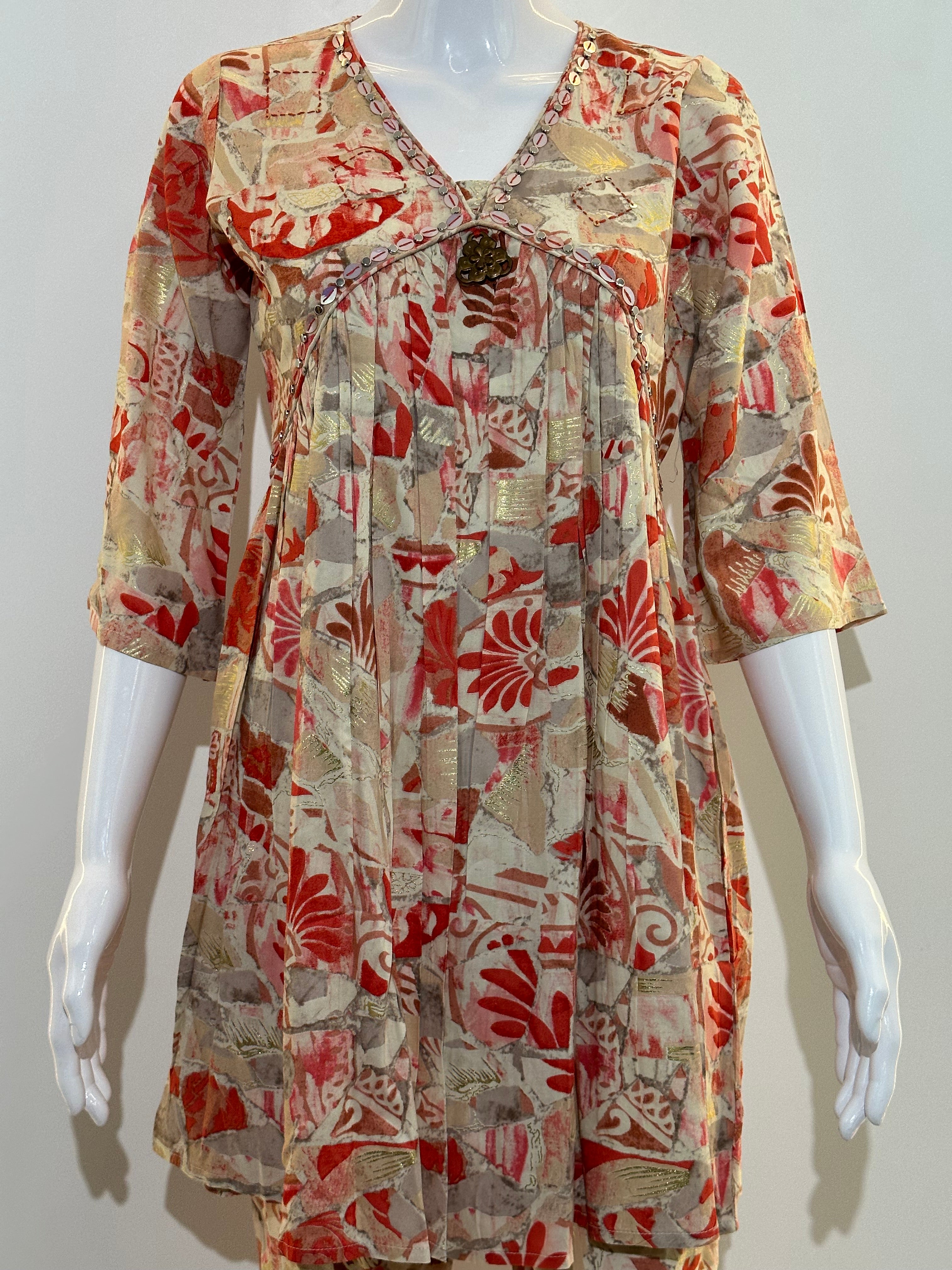 Image of Alia Cut Rayon Coord Set- 2 Piece