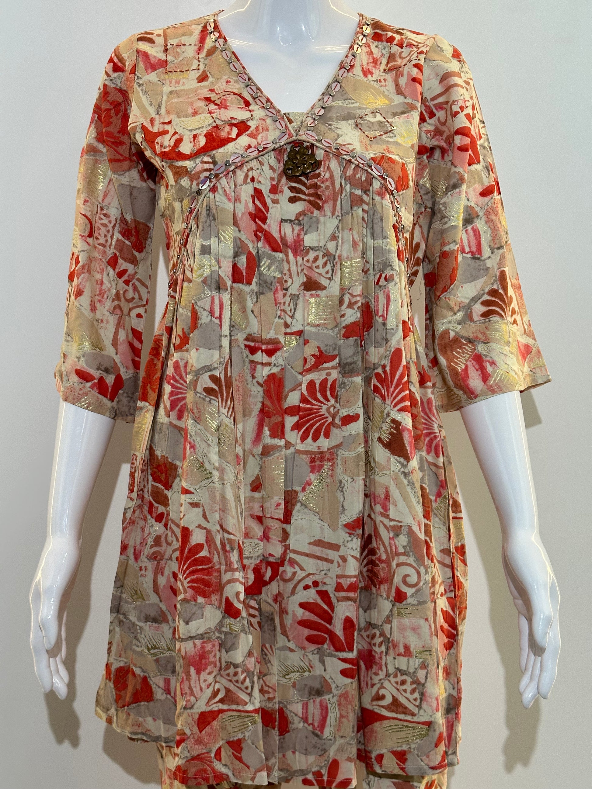 Alia Cut Rayon Coord Set- 2 Piece