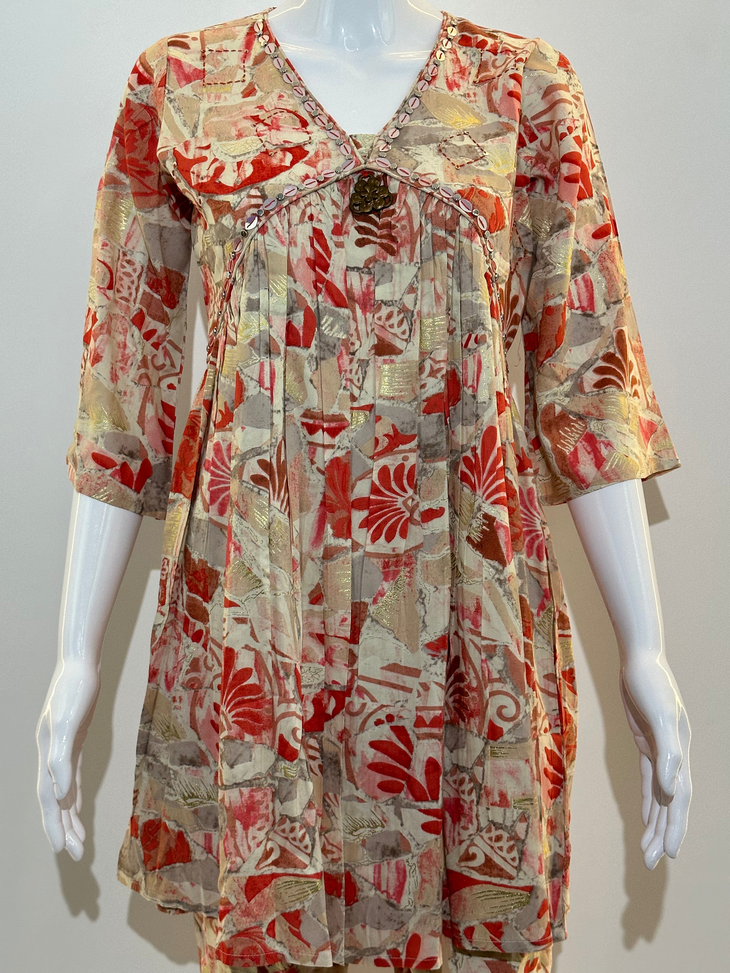 Image of Alia Cut Rayon Coord Set- 2 Piece