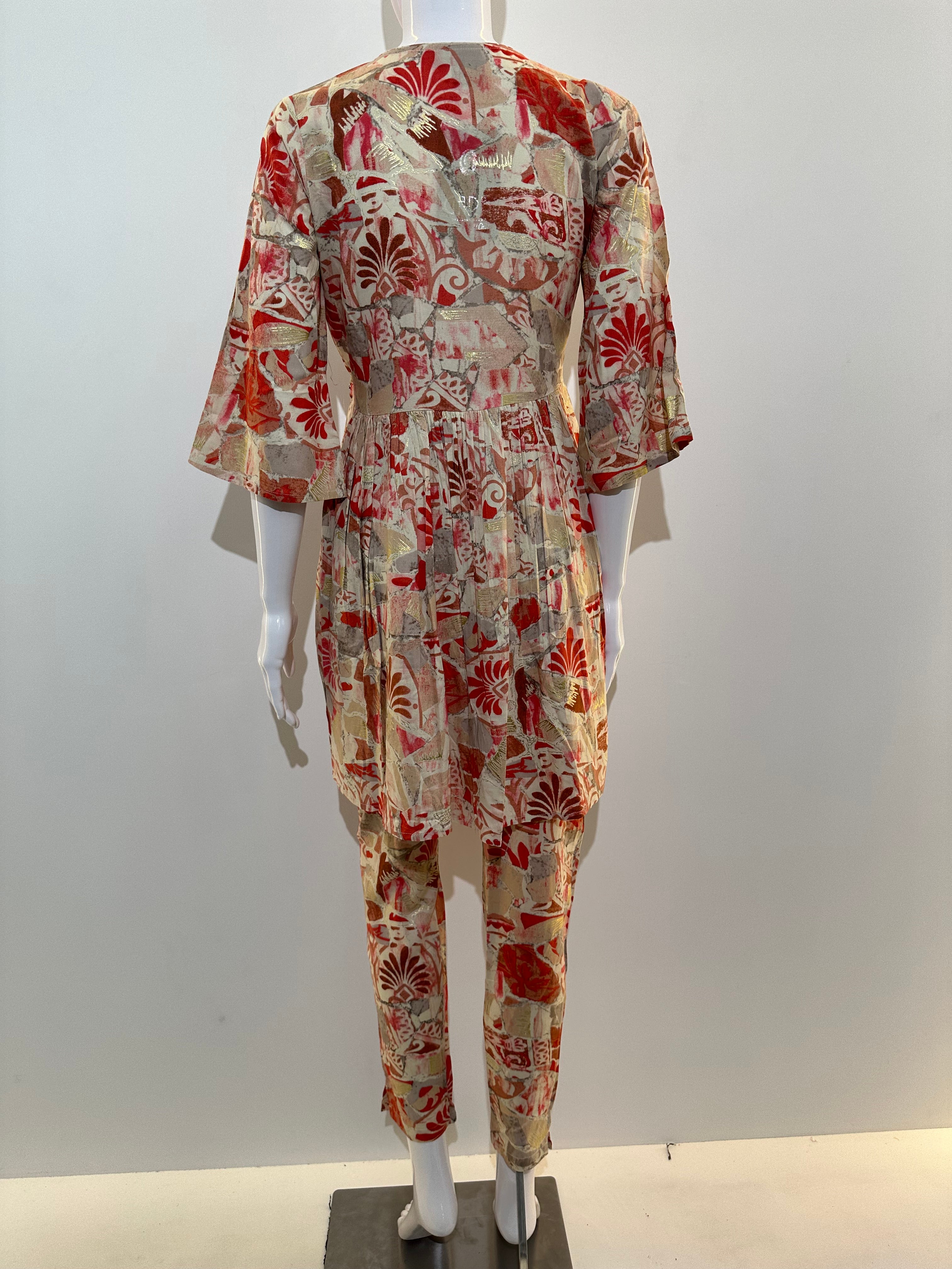 Image of Alia Cut Rayon Coord Set- 2 Piece
