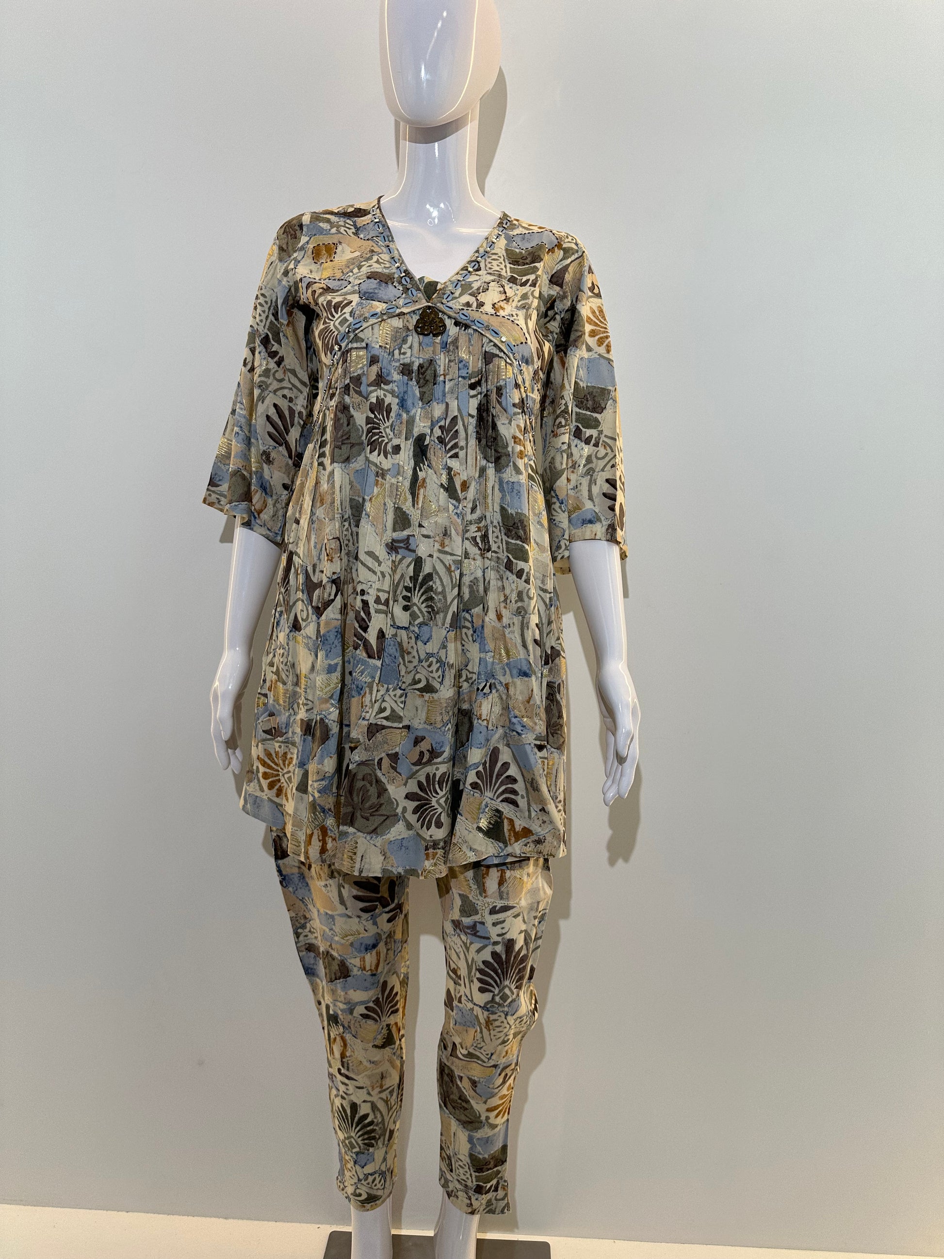 Alia Cut Rayon Coord Set- 2 Piece
