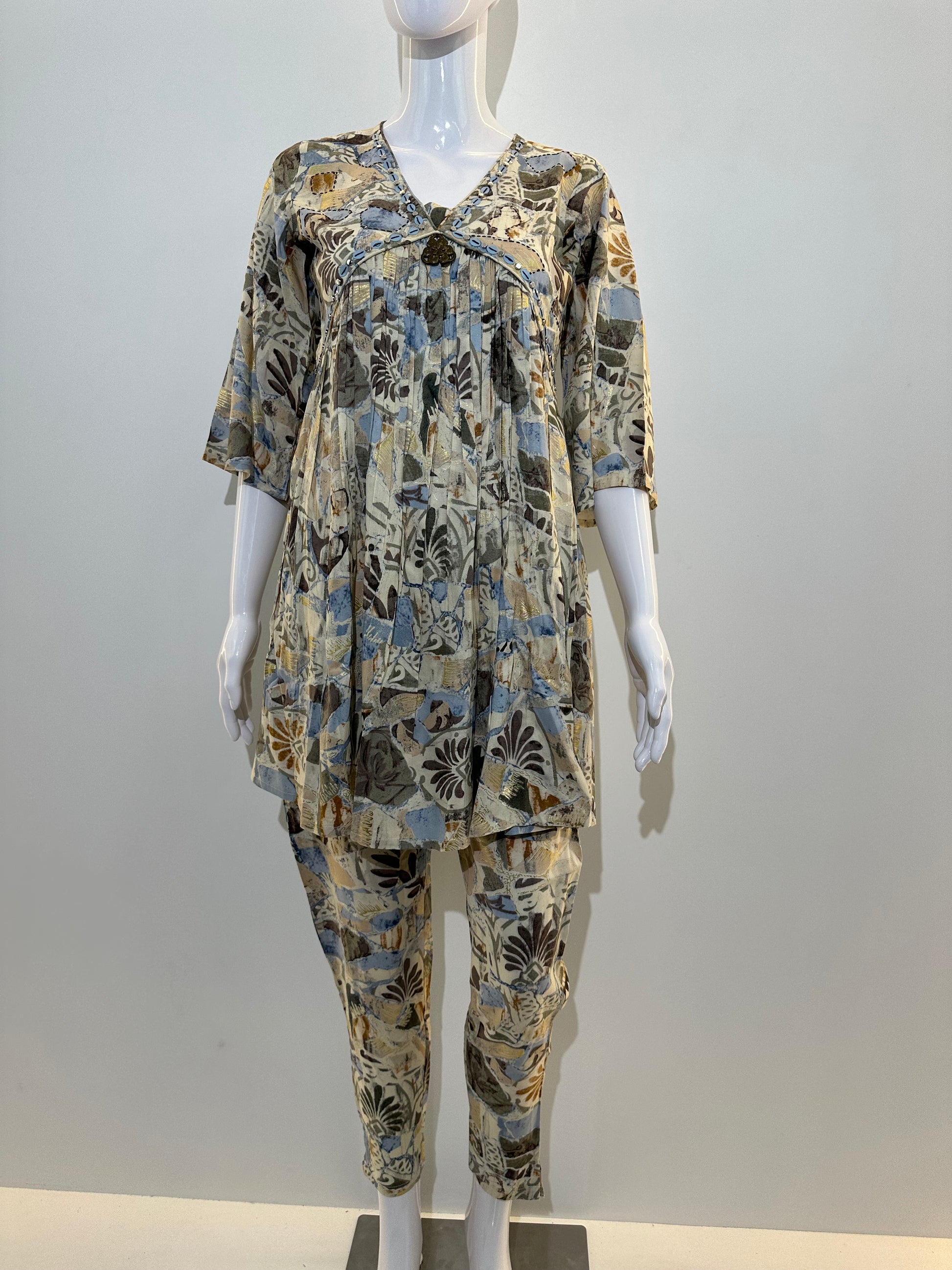 Alia Cut Rayon Coord Set- 2 Piece