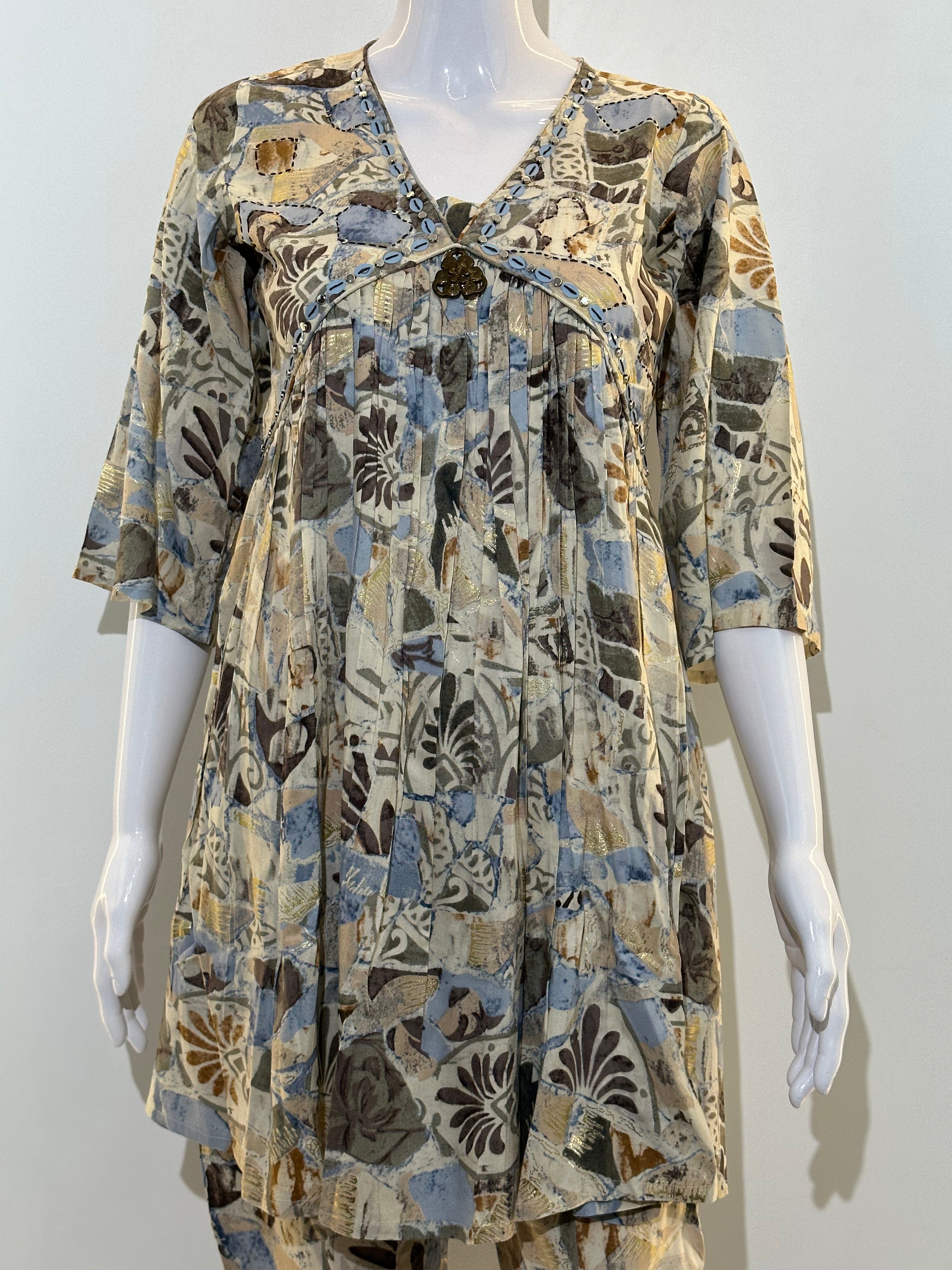 Image of Alia Cut Rayon Coord Set- 2 Piece