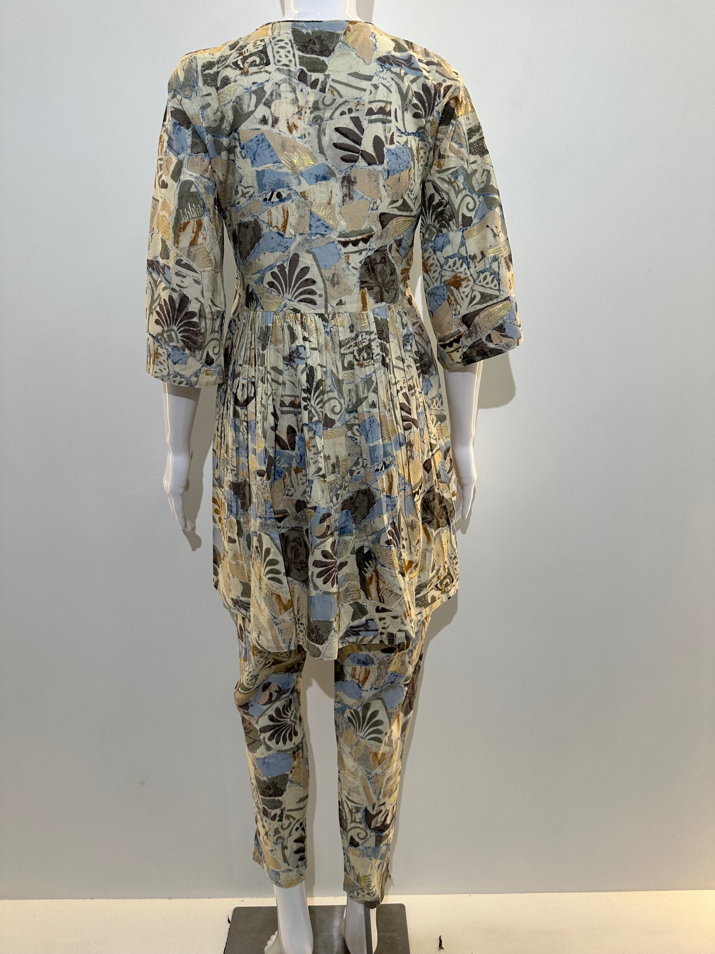 Image of Alia Cut Rayon Coord Set- 2 Piece
